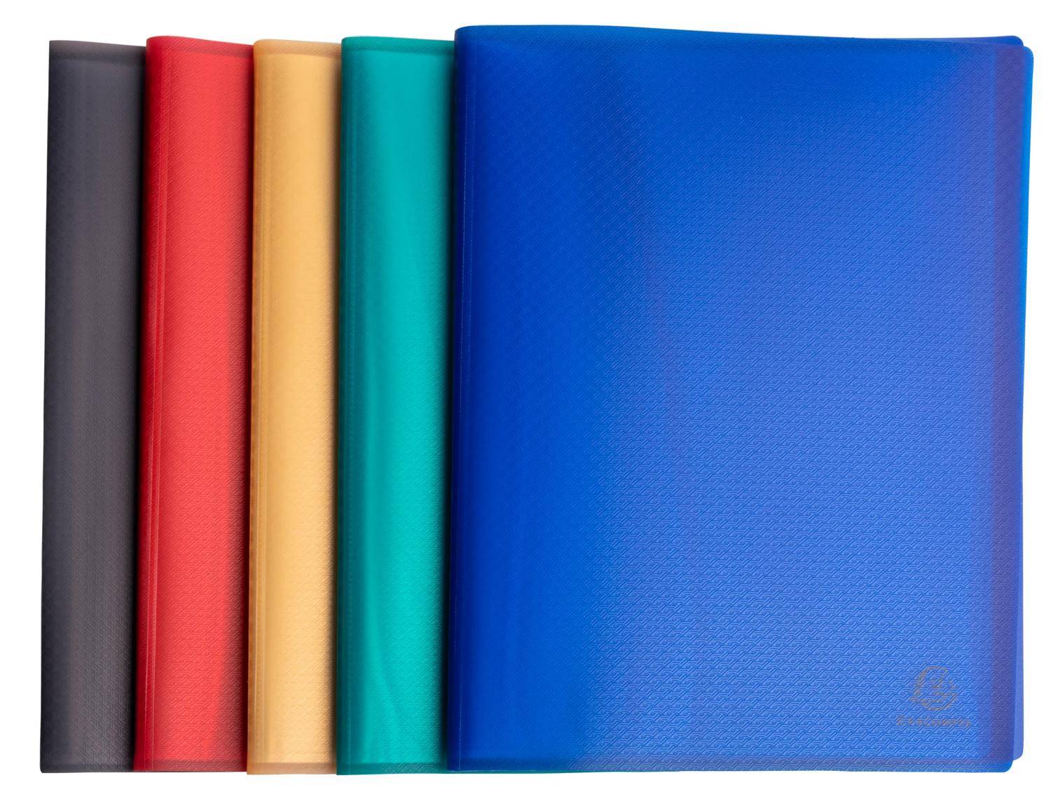 Exacompta 78580E 15x Sichtmappe Opak recyc. A4 80 Hül sortiert