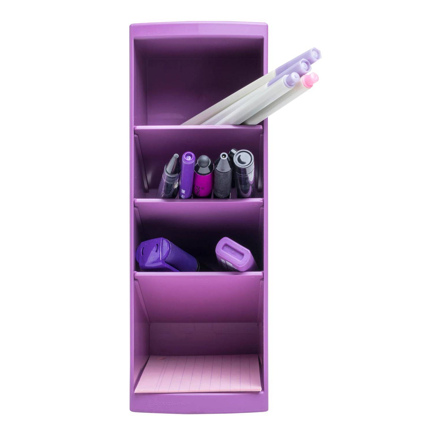 Exacompta 681909D 4x Aufbewahrung MultiTower Pop'NCo Sortiert