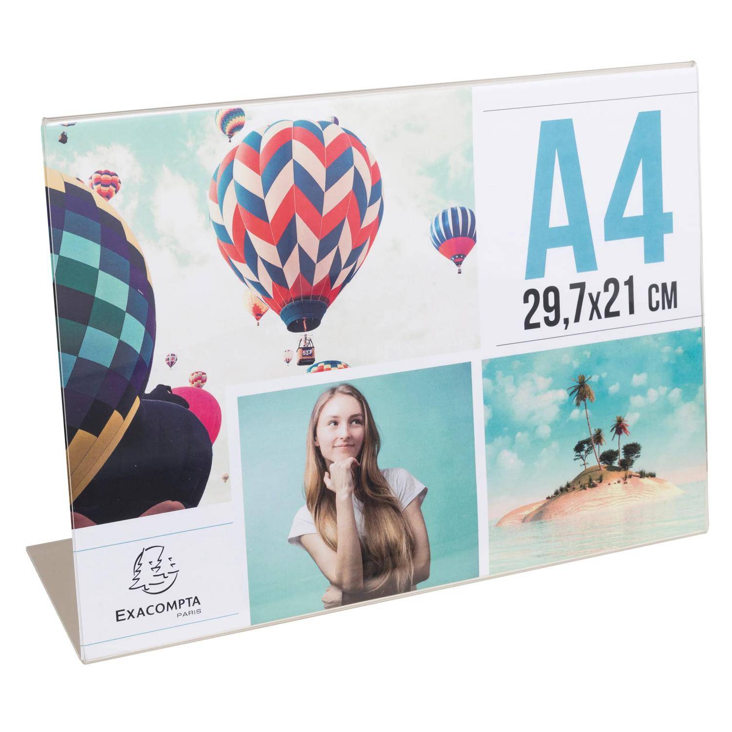 Exacompta 84059D 30x Tischaufsteller A4 Hoch horizontal