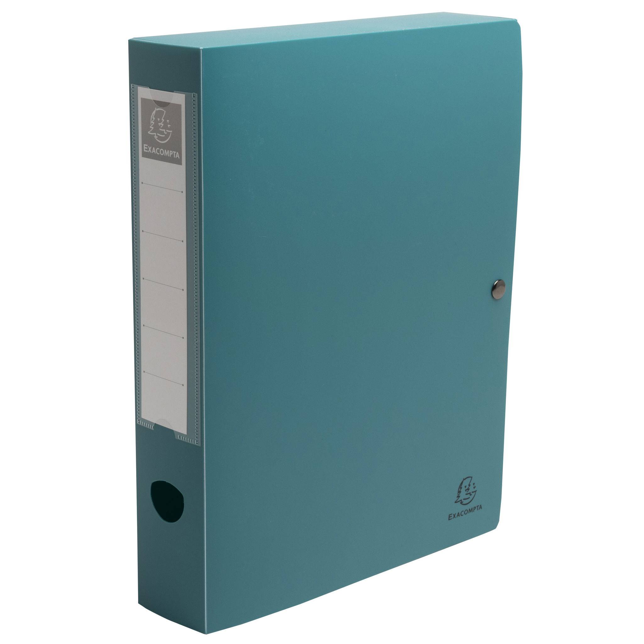 Exacompta 89270E 8x Skandi Archivbox R60mm A4 RC PP Sortiert