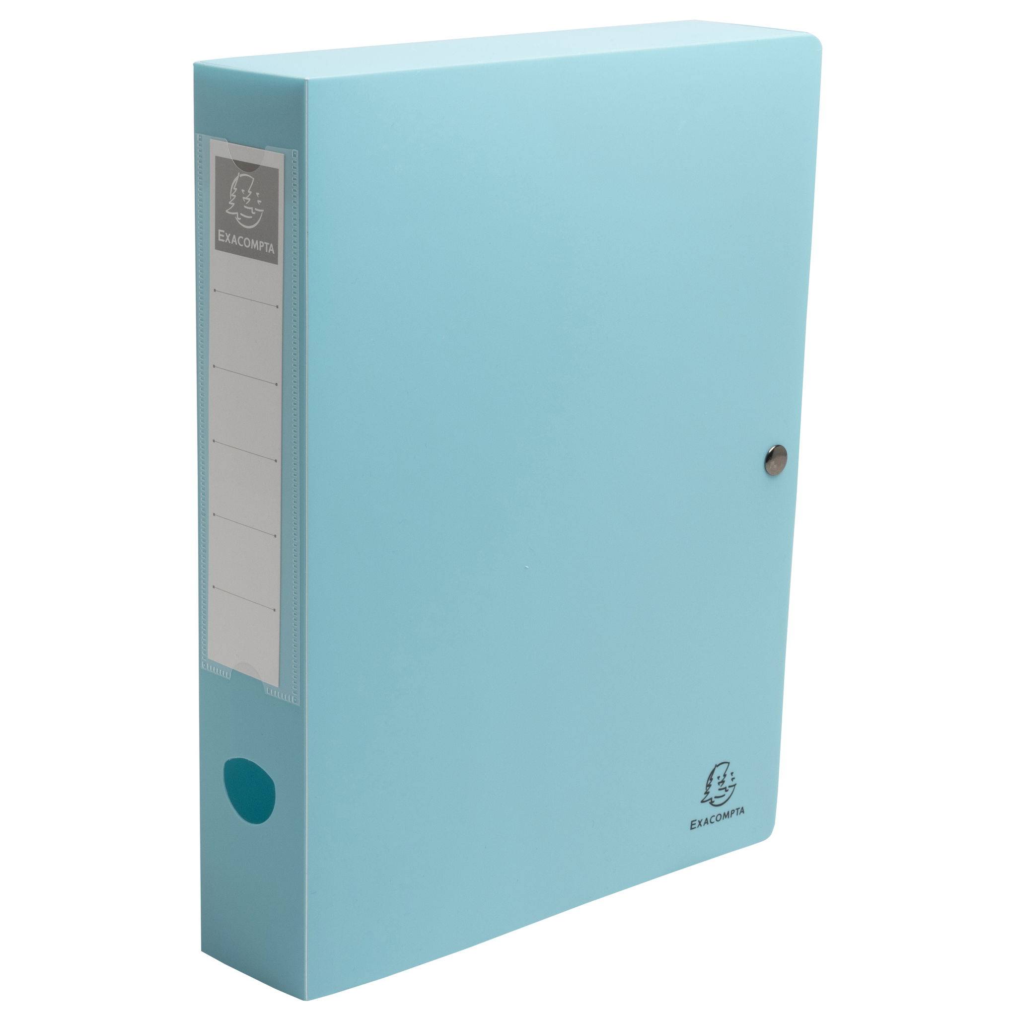 Exacompta 89270E 8x Skandi Archivbox R60mm A4 RC PP Sortiert