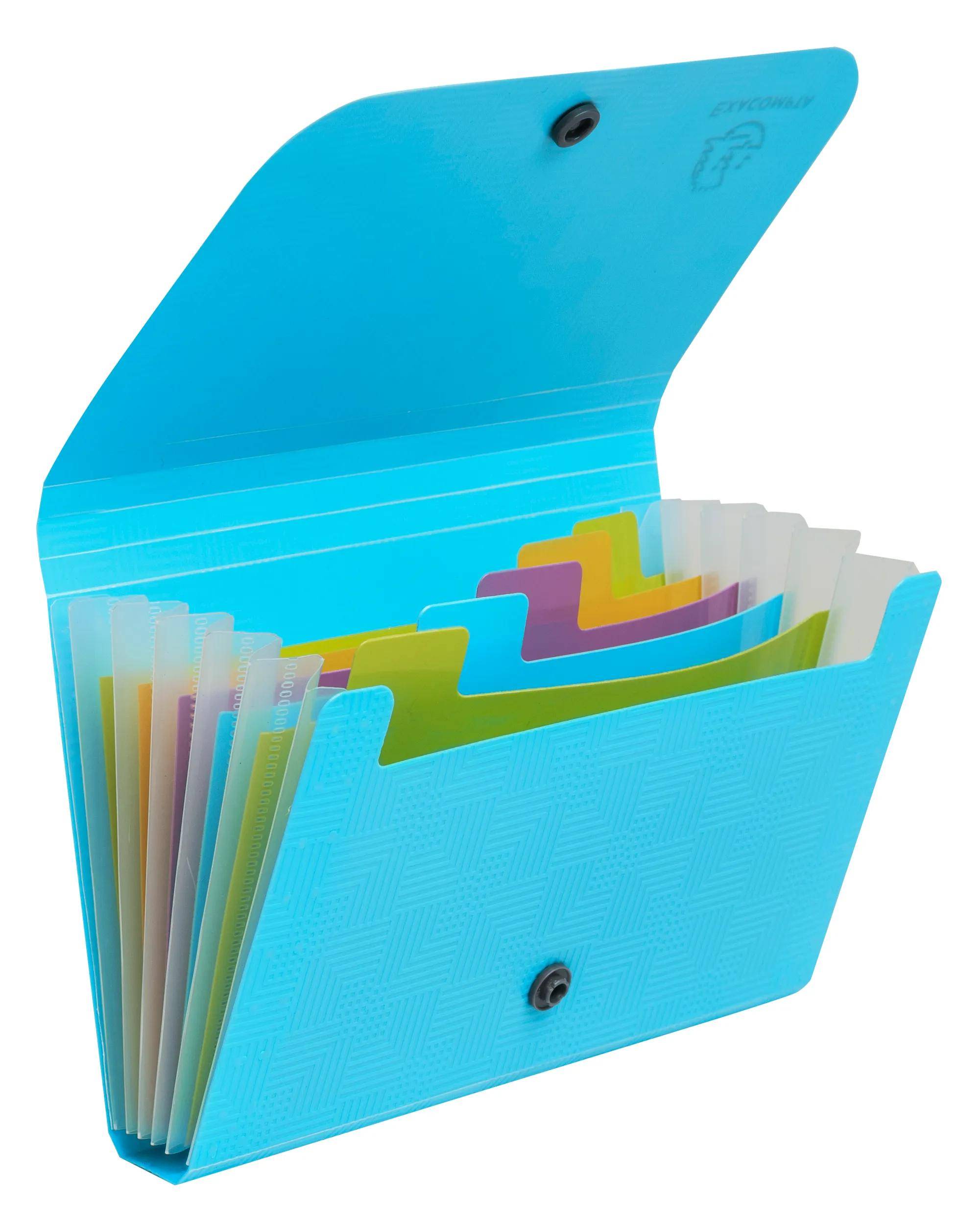 Exacompta 55499E 6x Fächermappe Pop'NCo 6tlg 11x18