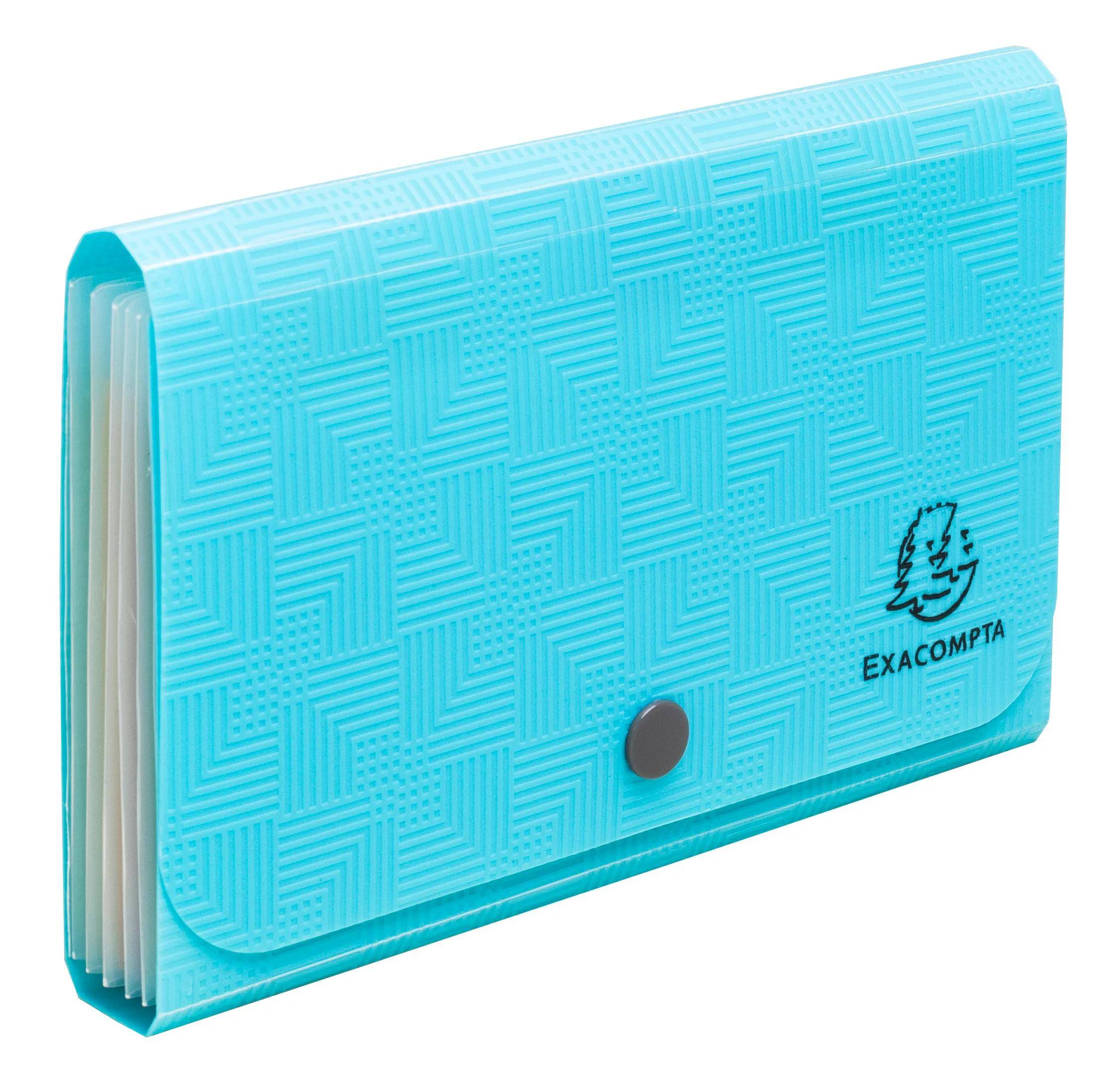 Exacompta 55499E 6x Fächermappe Pop'NCo 6tlg 11x18