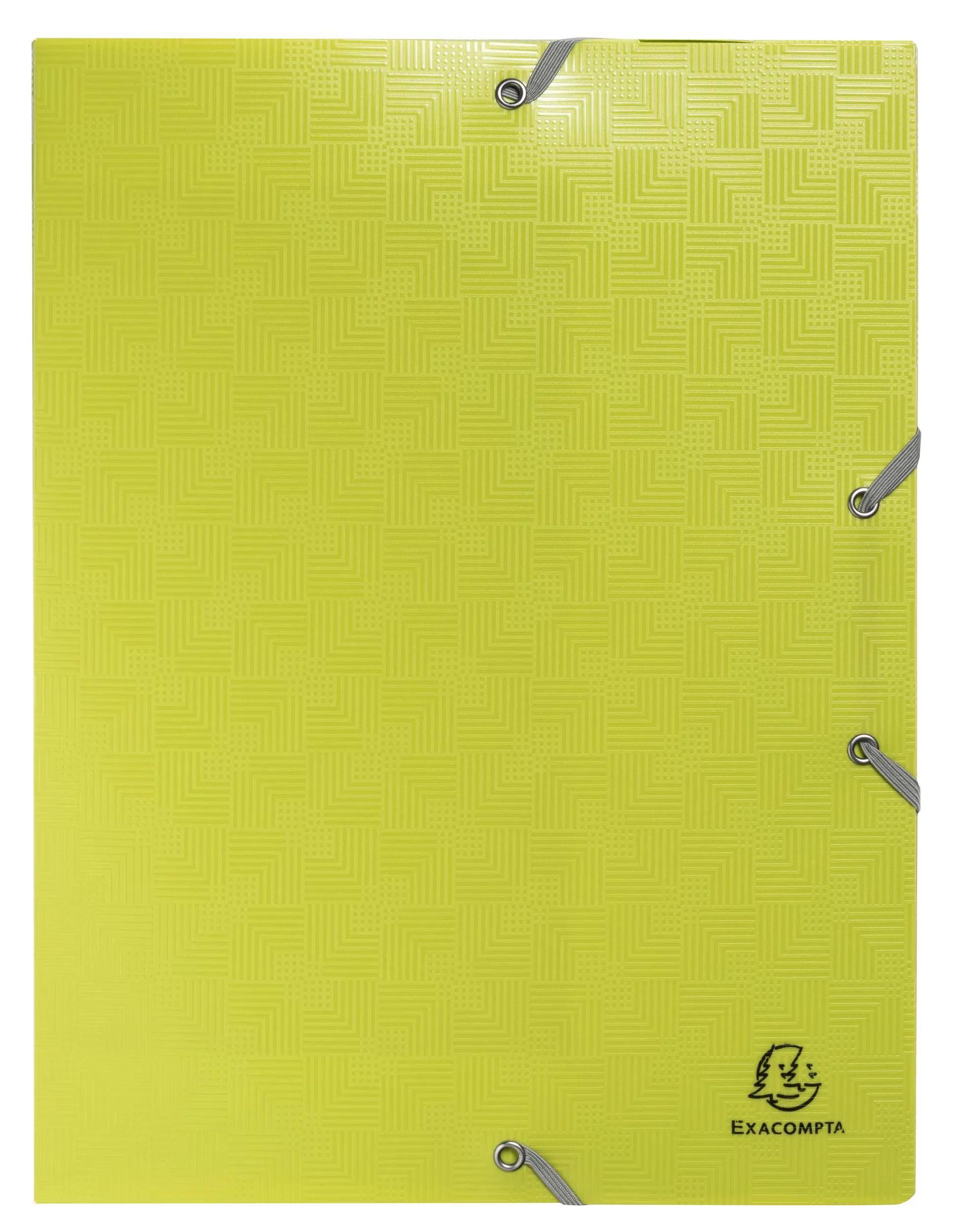 Exacompta 59990E 8x Archivbox PP A4 40mm Pop'NCo sortiert