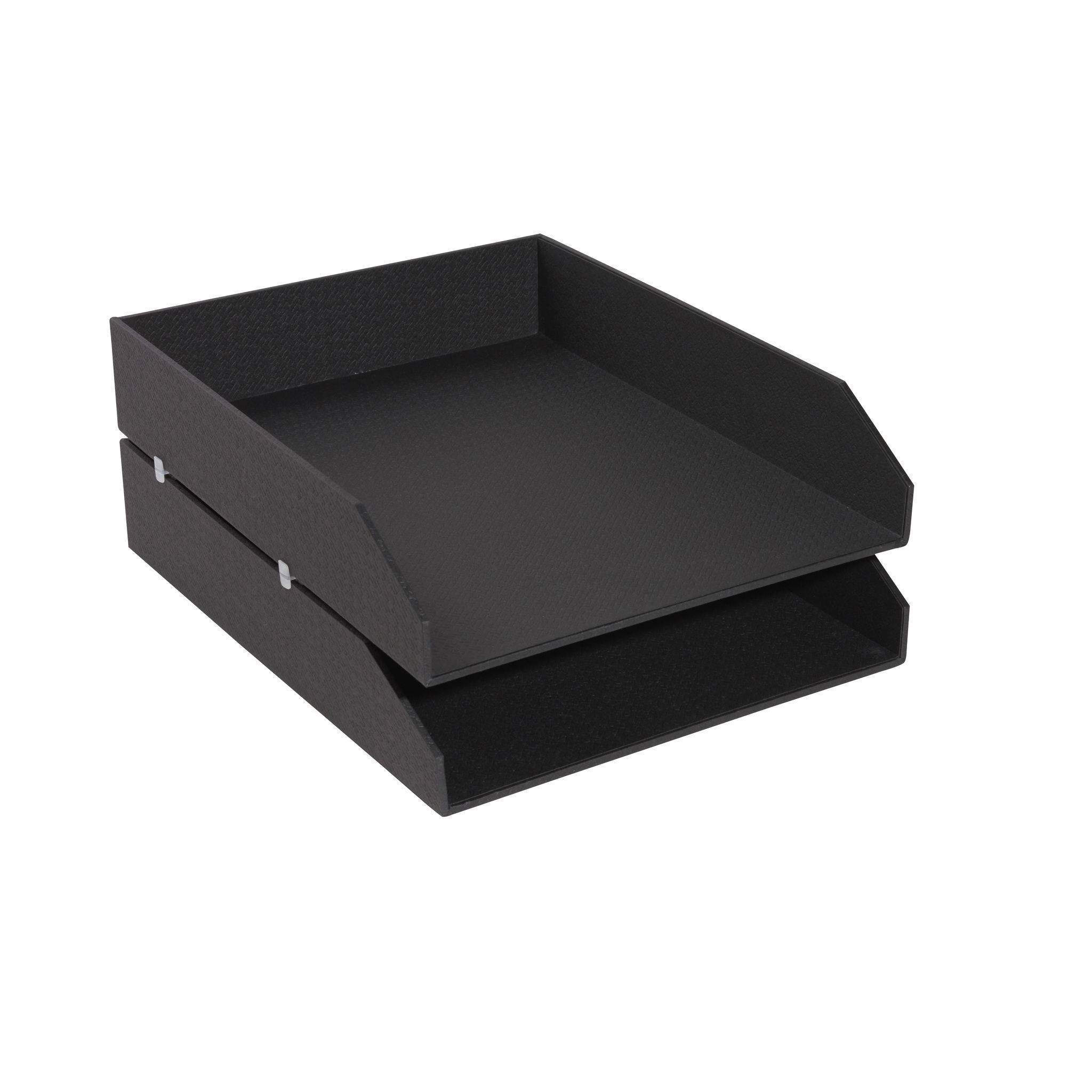 Exacompta 14601E 2x Set 2 Ablagekörben OfficeByMe schwarz