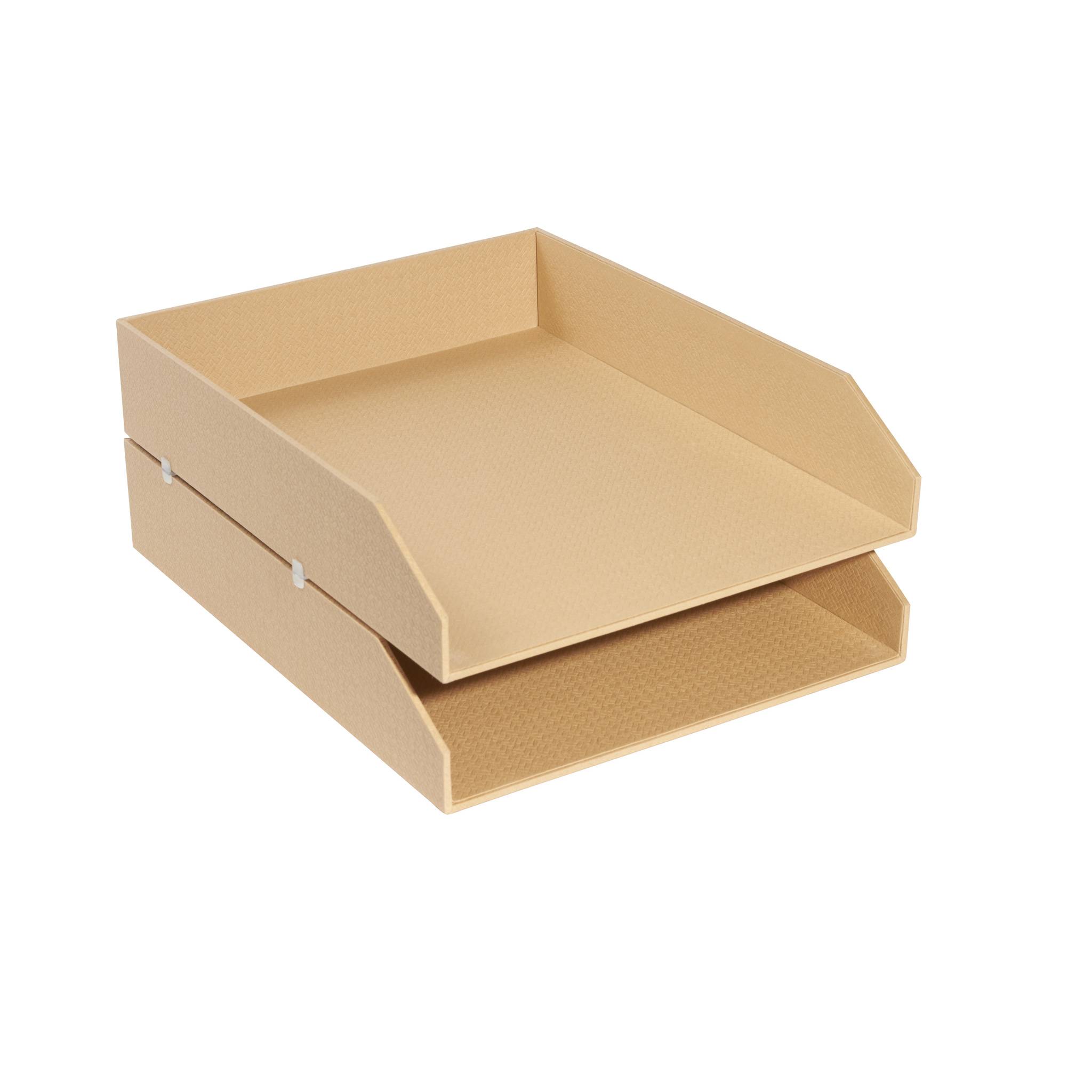 Exacompta 14602E 2x Set 2 Ablagekörben OfficeByMe beige