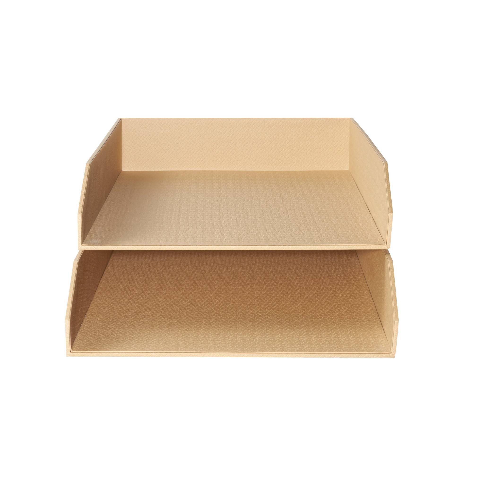 Exacompta 14602E 2x Set 2 Ablagekörben OfficeByMe beige