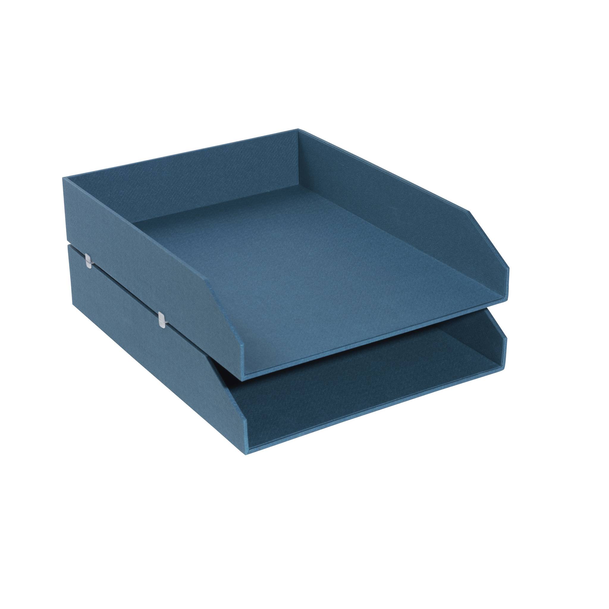 Exacompta 14603E 2x Set 2 Ablagekörben OfficeByMe blau