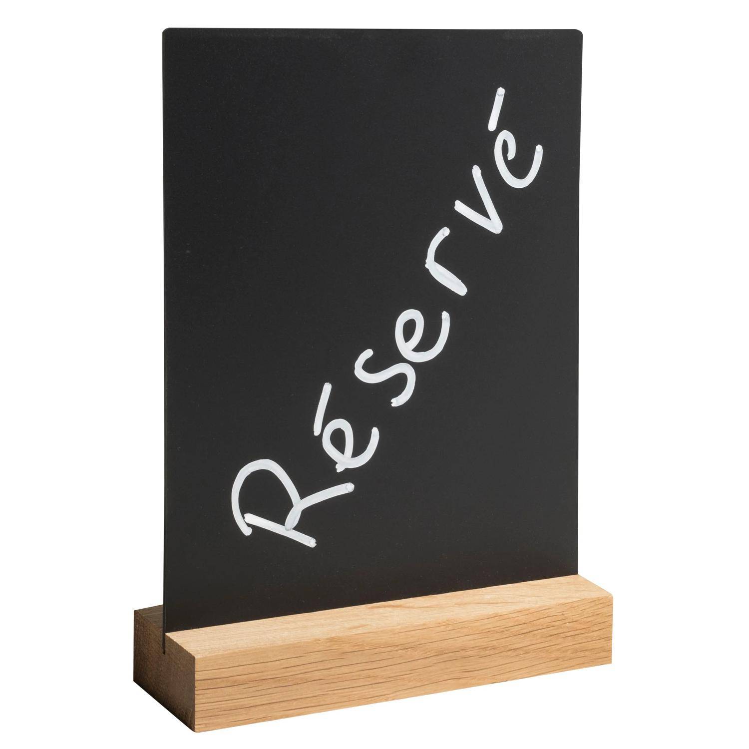 Exacompta 85240D 20x Menükartenhalter Schwarz