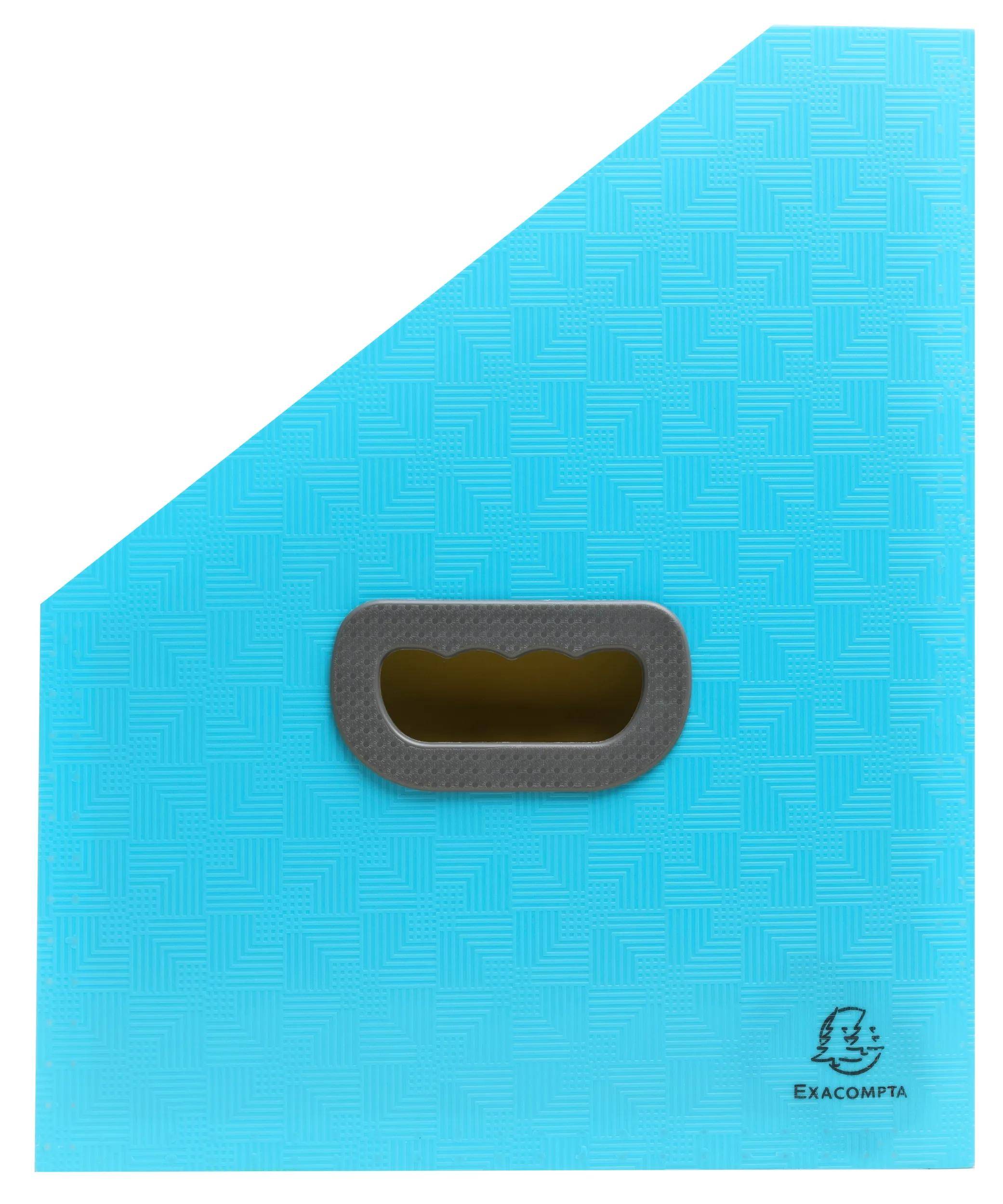 Exacompta 55599E 4x Fächer-Stehsammler 12tlg PP Pop'NCo