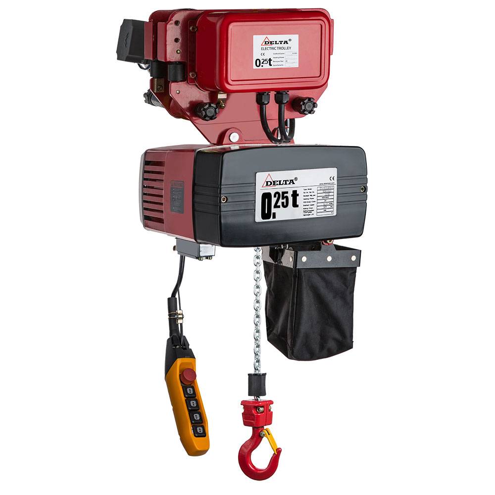 DELTA Premium Elektrischer Kettenzug Typ DED Tragkraft 0,25t Hubhöhe 3m