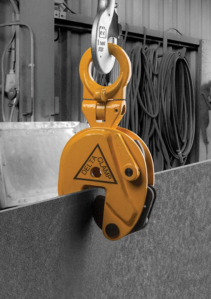 Delta Vertikale Hebeklemme mit Schwenköse Tragkraft 2,0t