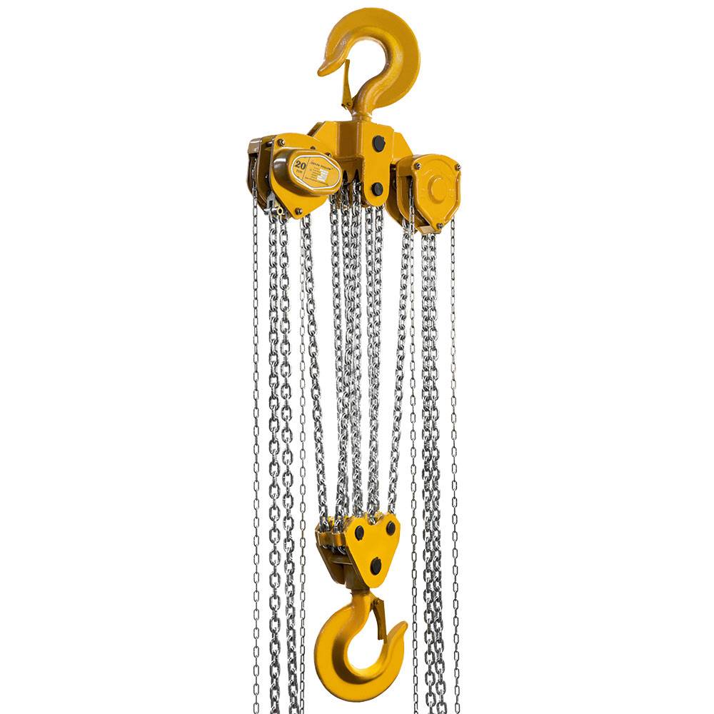 Delta Stirnradkettenzug Gelb Tragkraft 30,0t Länge 6,0m