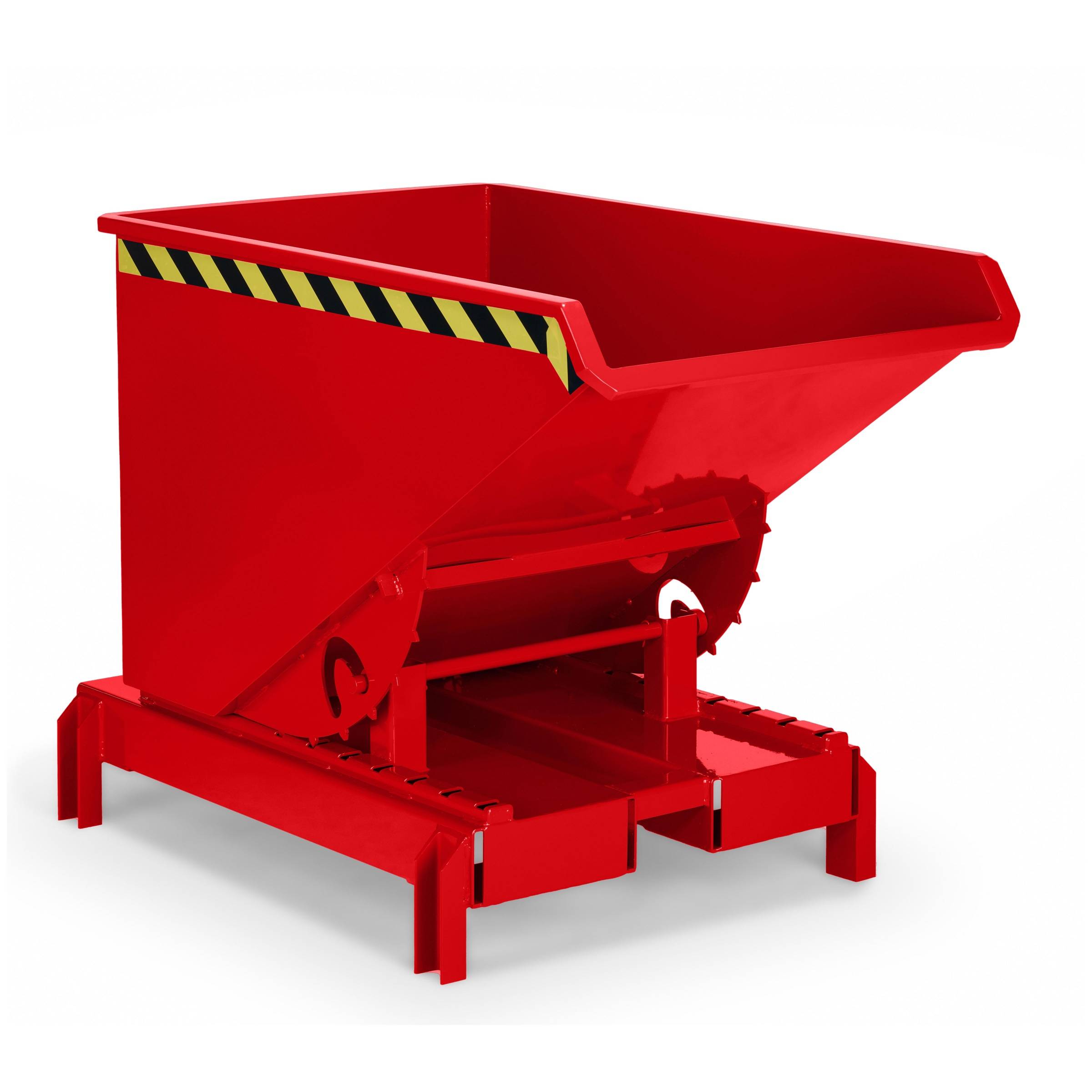 RR Industrietechnik Abrollkipper Typ RAM-DST-30 300dm³ für Deichselstapler RAL 3000 Feuerrot