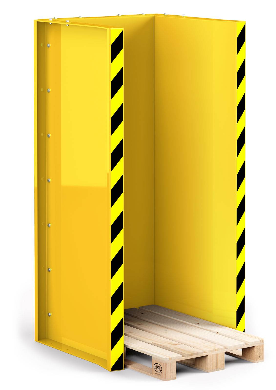 RR Industrietechnik Paletten Stapel Station RPS-15 BxTxH 1020x945x2145 mm RAL 1023 Verkehrsgelb