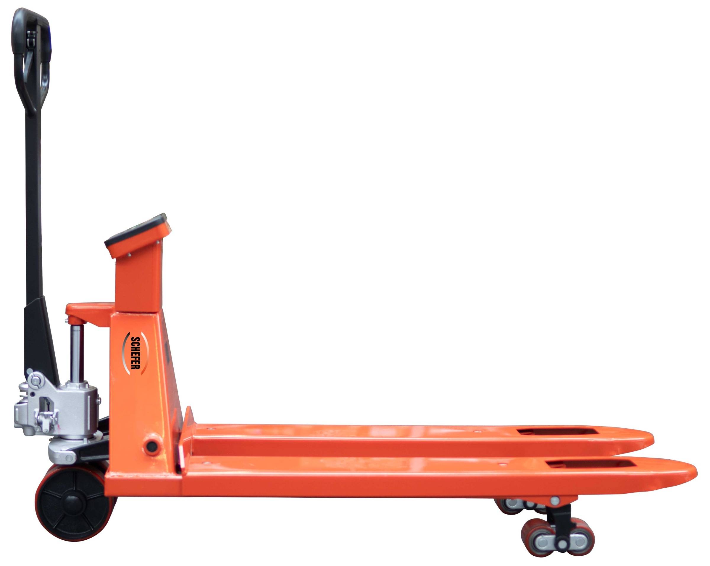 Schefer Gabelhubwagen Eco mit Waage Tragkraft 2000kg