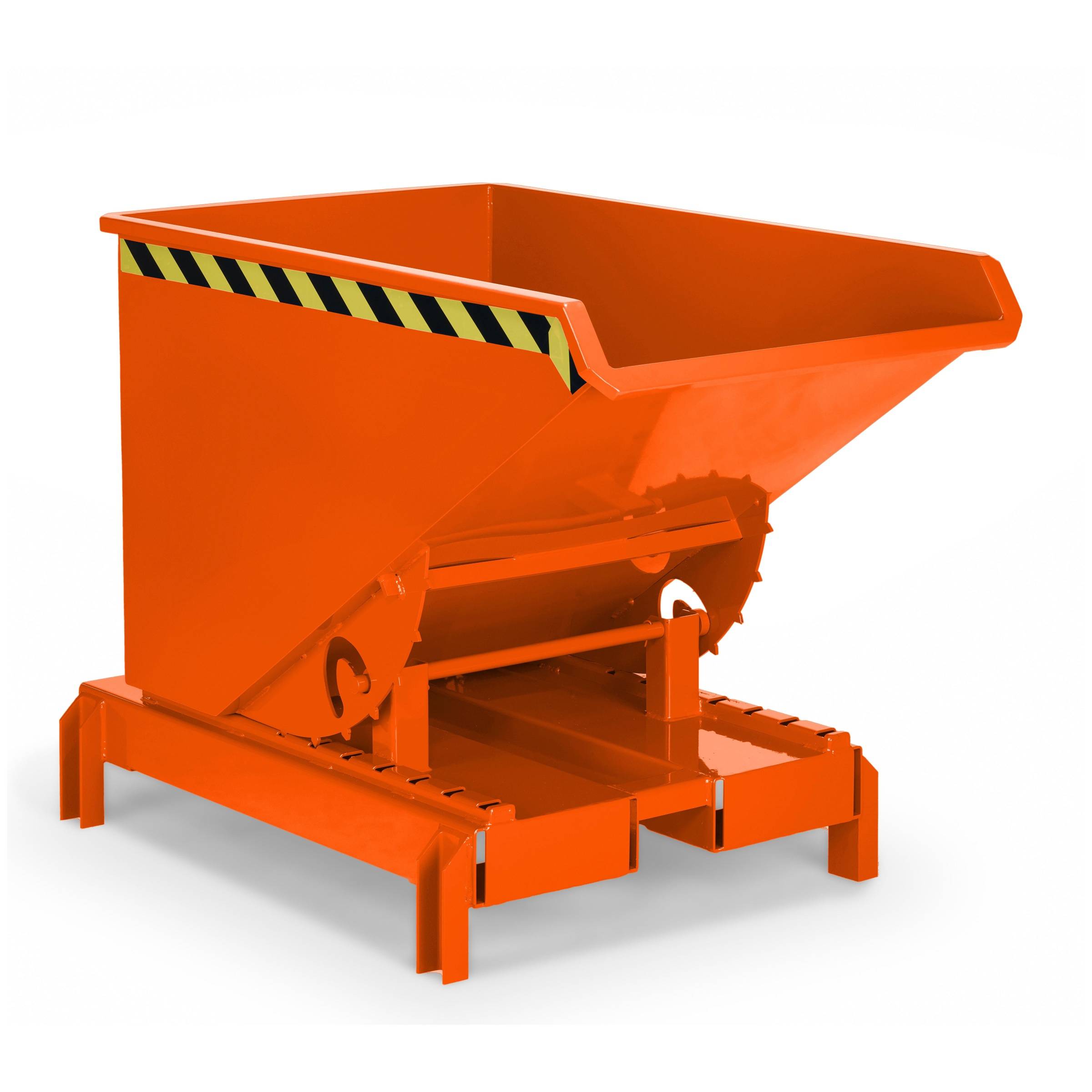 RR Industrietechnik Abrollkipper Typ RAM-DST-30 300dm³ für Deichselstapler RAL 2004 Reinorange
