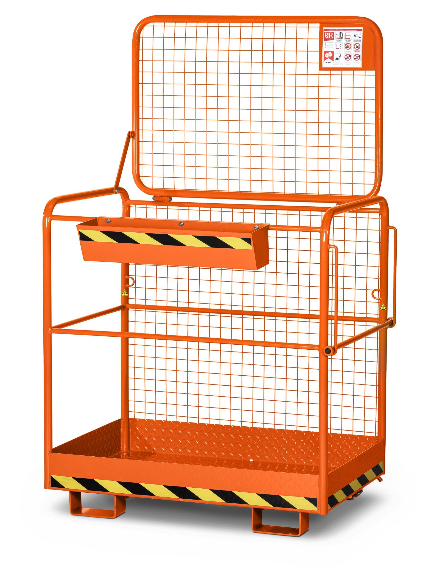 RR Industrietechnik Arbeitskorb Typ RAK-Eco RAL 2004 reinorange