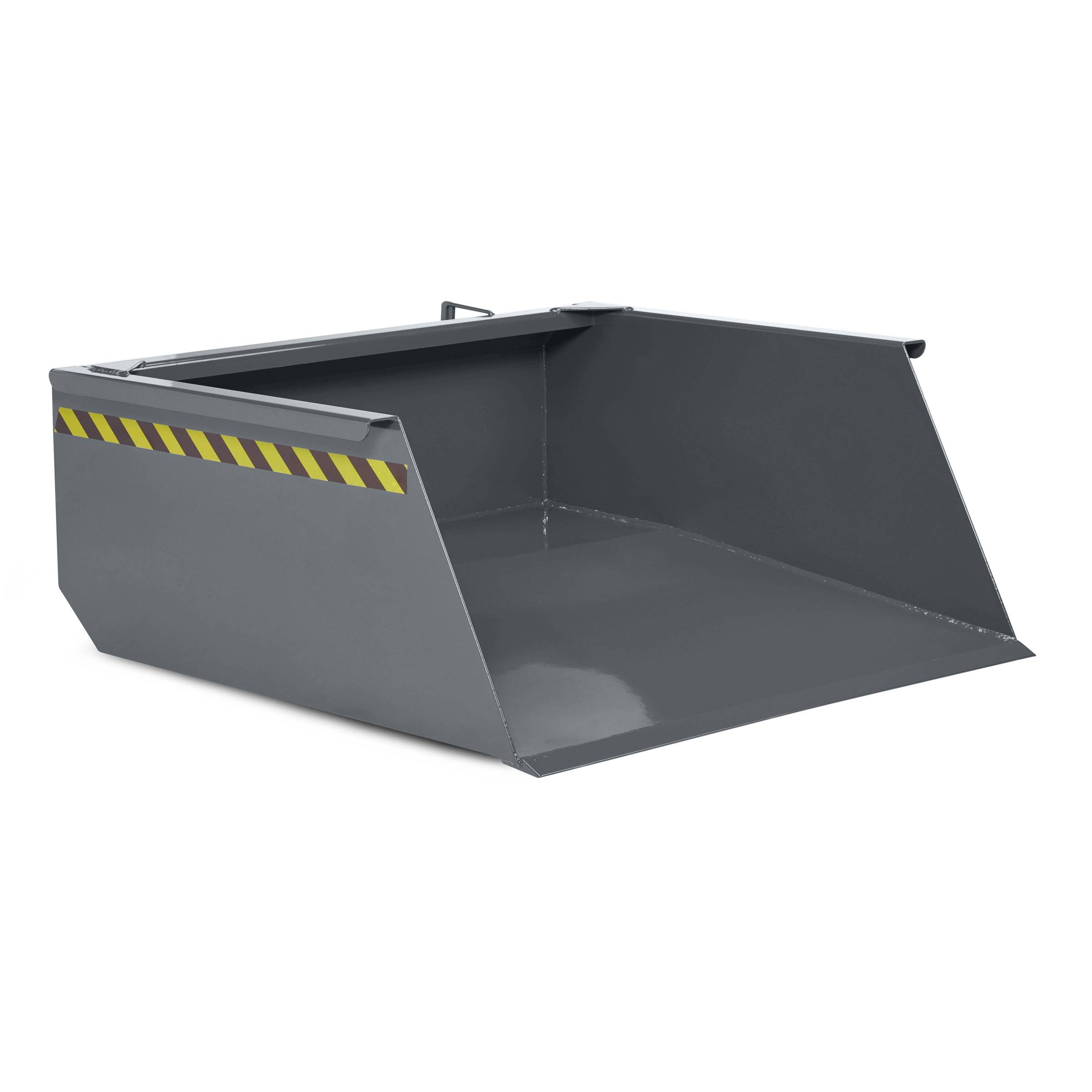 RR Industrietechnik Staplerschaufel Typ RS-100 1640x1900x550mm 1000dm³ RAL 7005 Mausgrau