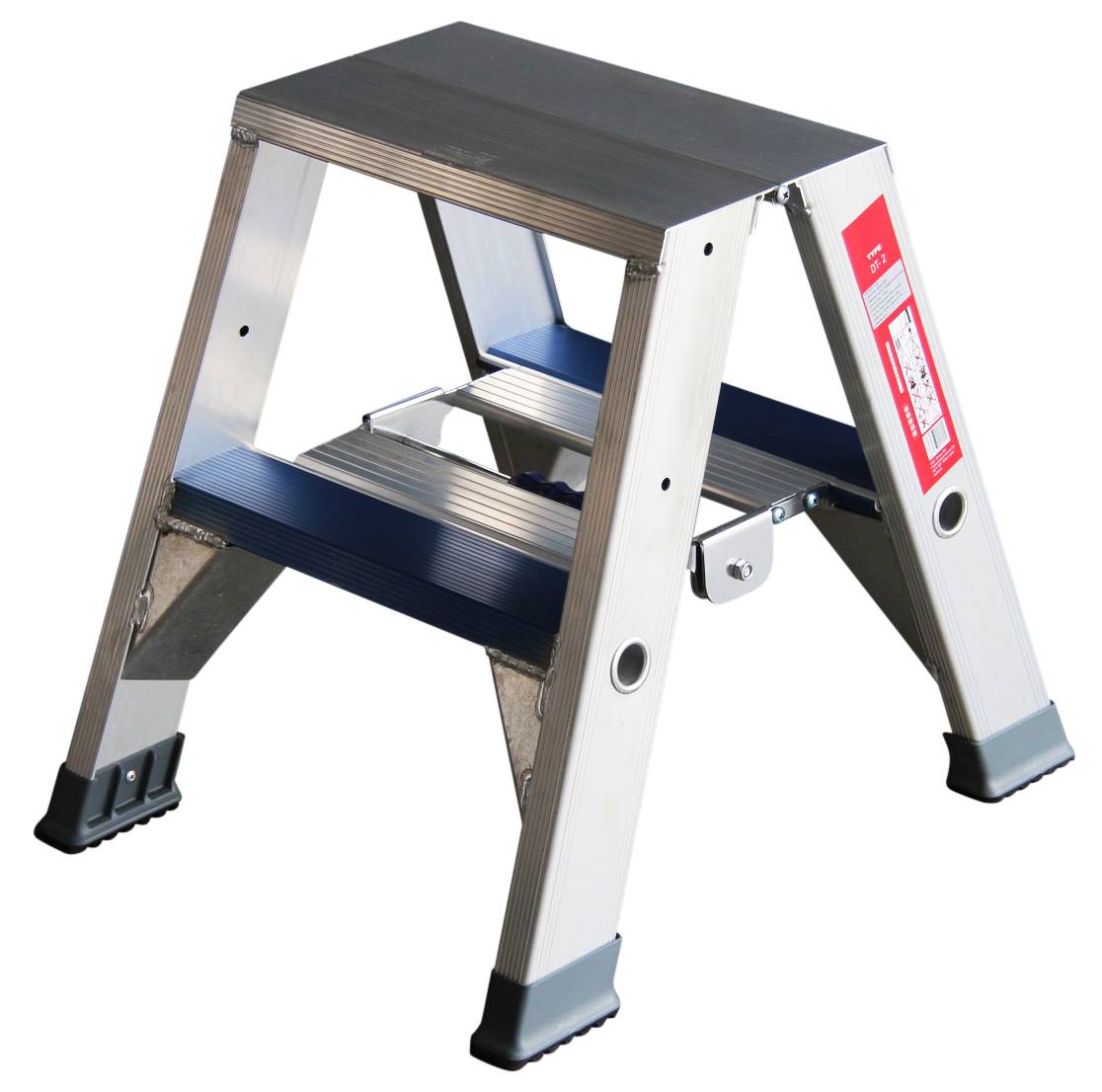ASC Stufenstehleiter DT-2 doppelseitig 2 Stufen mit 2,50m Arbeitshöhe