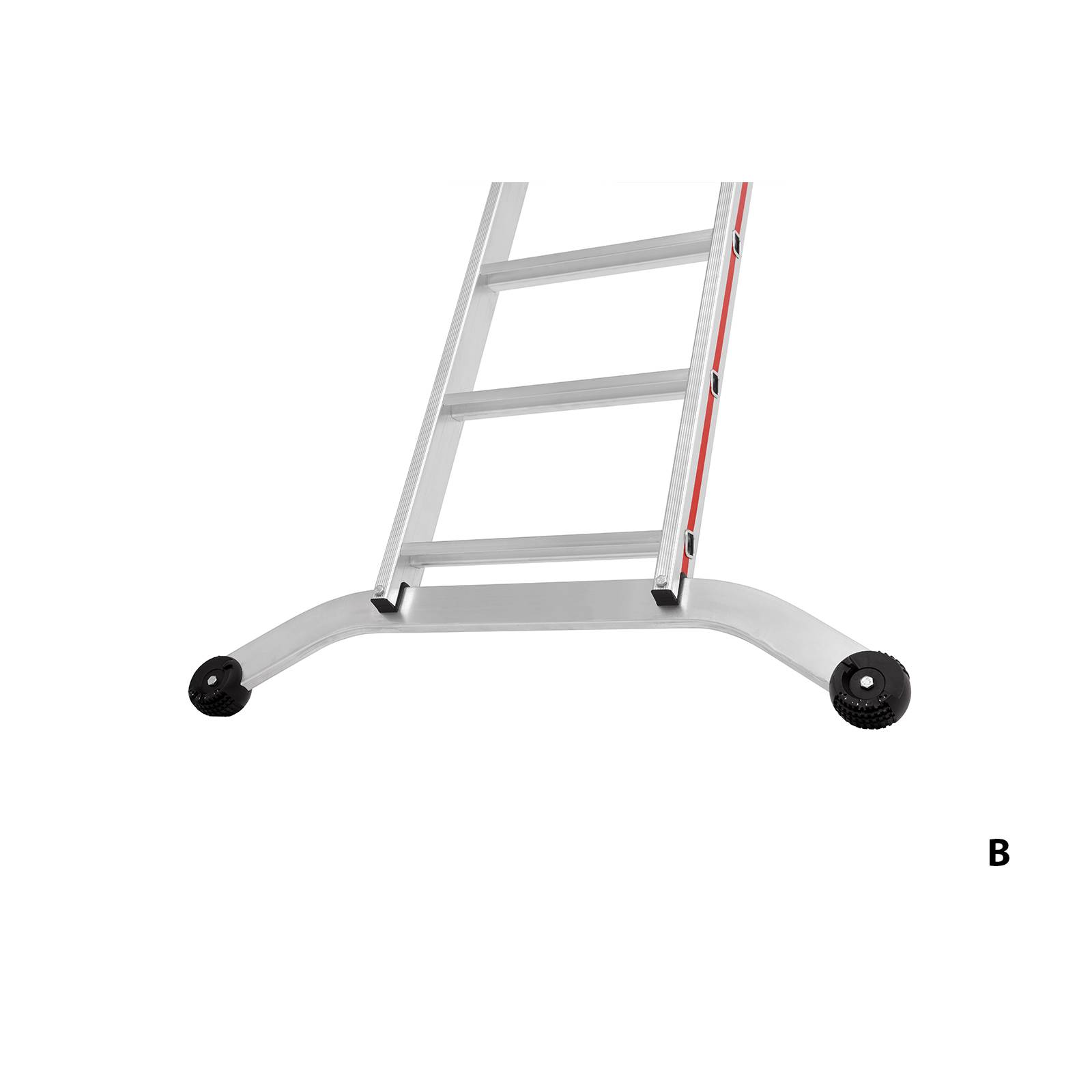 Hymer Stufenanlegeleiter R13-Beschichtung 8 Stufen