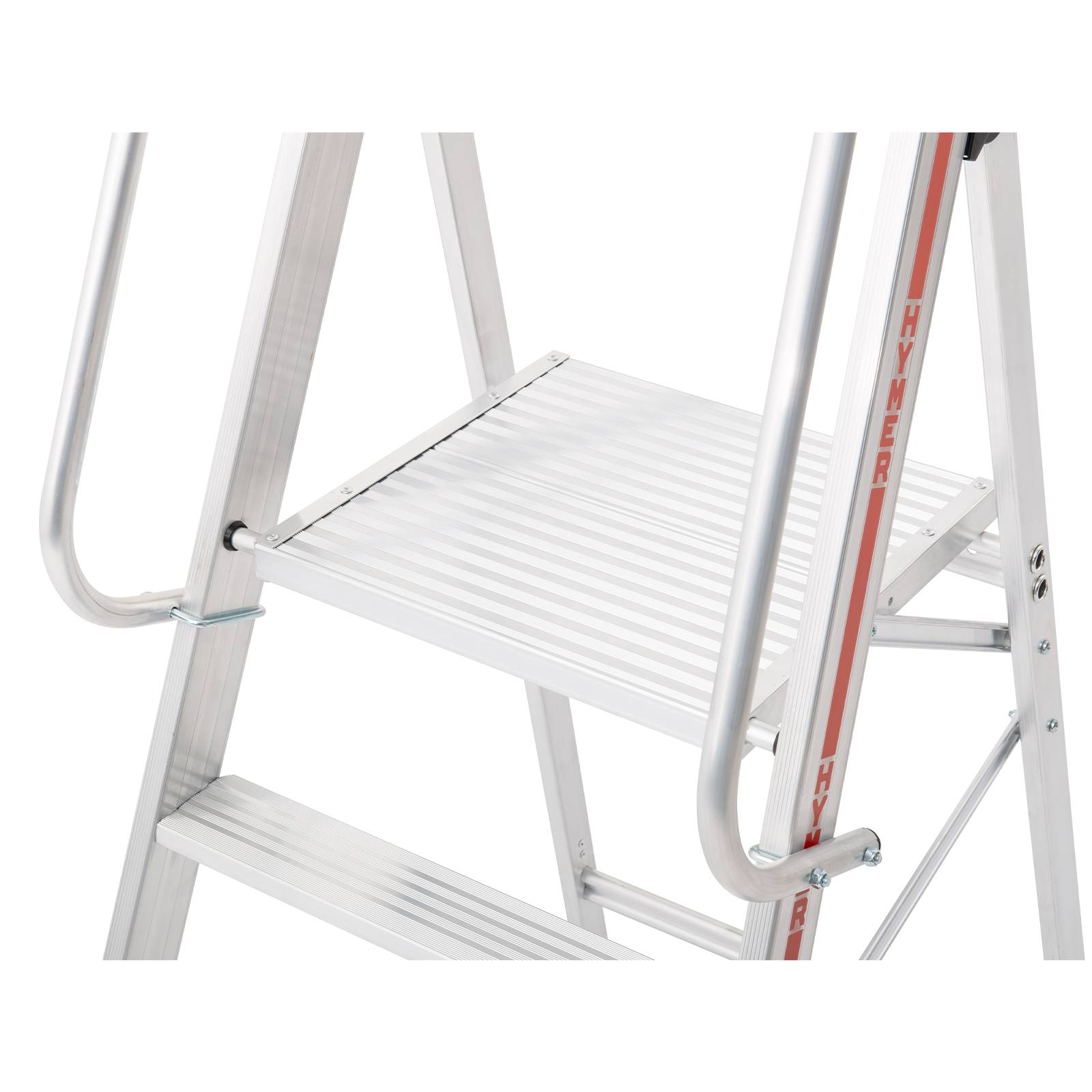 Hymer Plattformleiter mit langem Handlauf 10 Stufen