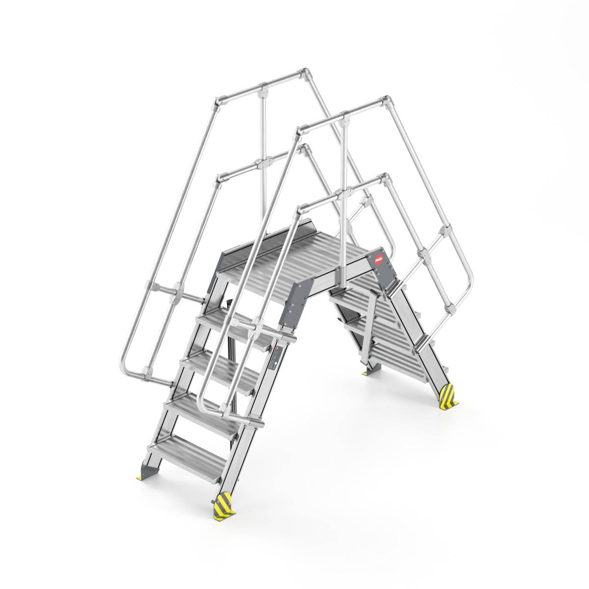 Hailo Überstieg stationär Neigung 60° Stufenbreite 600mm 4 Stufen