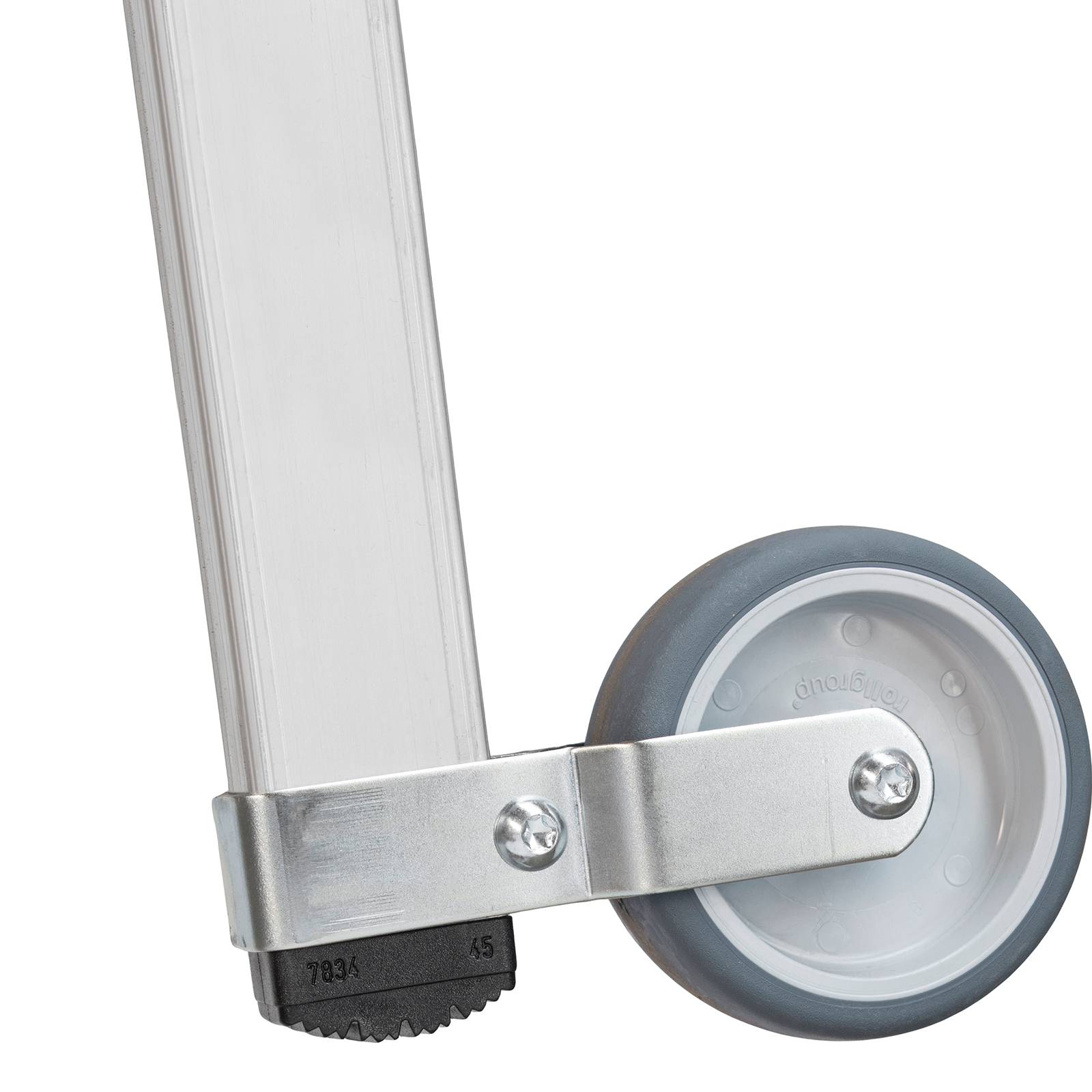 Hymer Plattformleiter R13 mit Kipprollen und langem Handlauf 6 Stufen