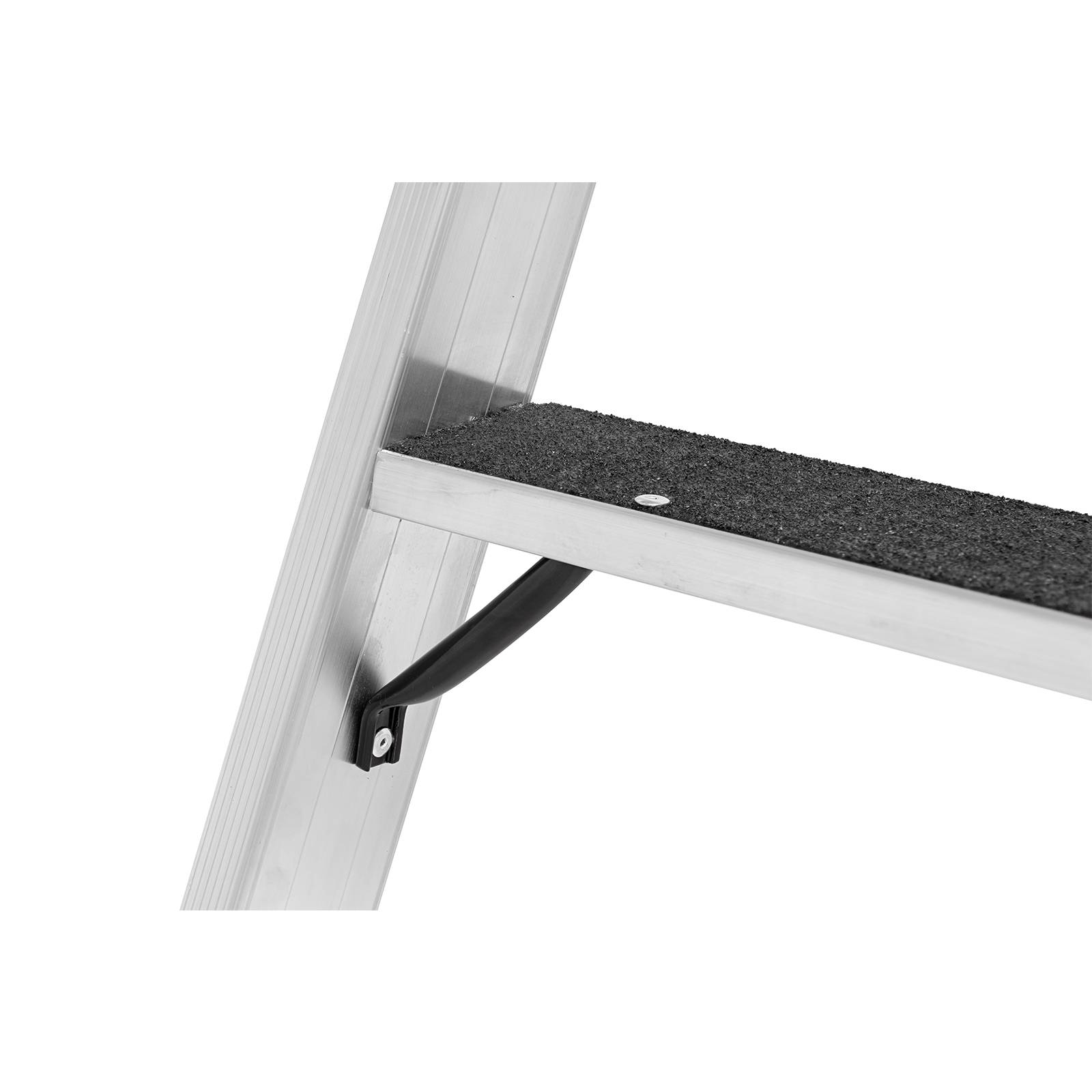 Hymer Plattformleiter R13 mit Kipprollen und langem Handlauf 7 Stufen