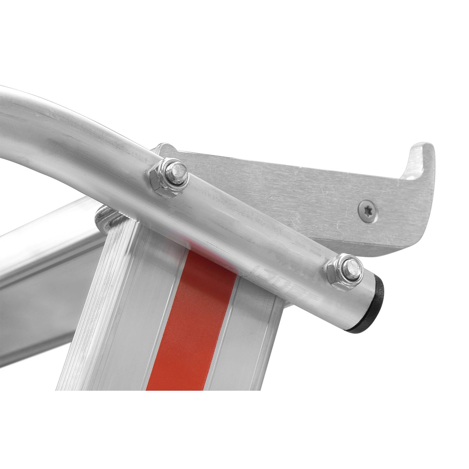 Hymer Plattformleiter R13 mit Kipprollen und langem Handlauf 6 Stufen