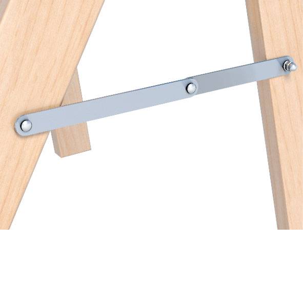 Layher 1055 klappbarer Holzstufentritt 2 Stufen