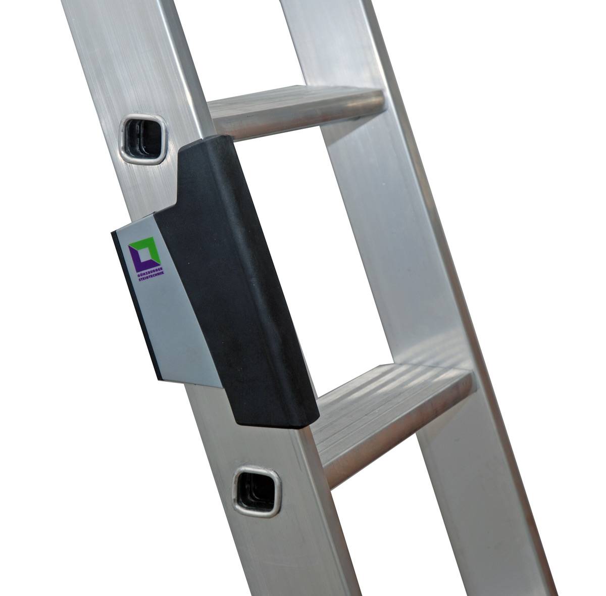 MUNK Stufenanlegeleiter mit nivello-Traverse und Ergo-Pad 16 Stufen