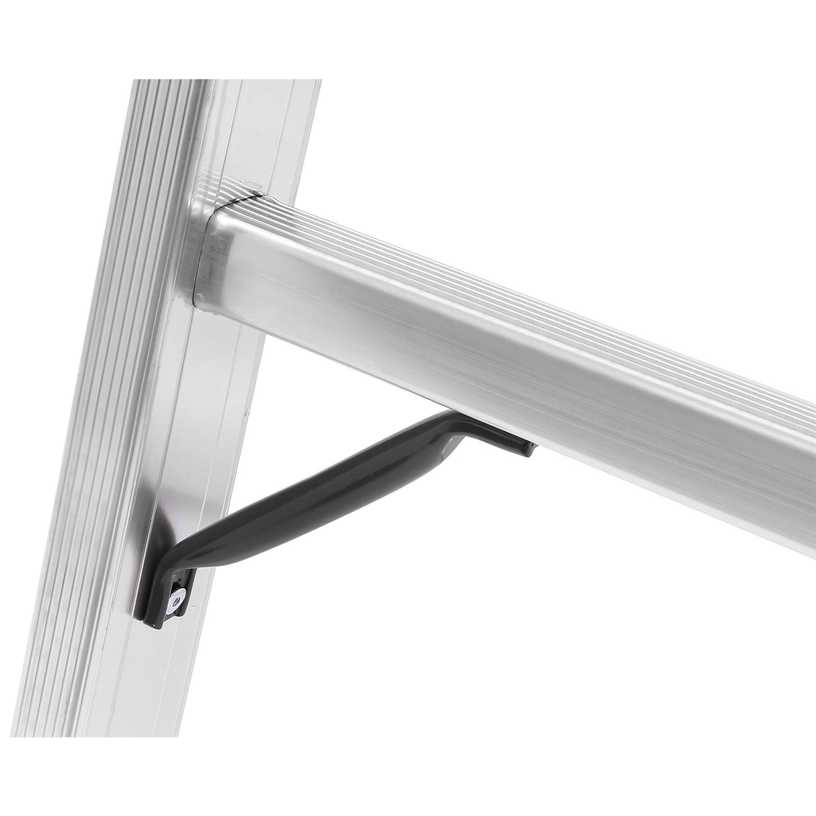 Hymer Stufenmehrzweckleiter mit Wandlaufrollen 3x7 Sprossen/Stufen