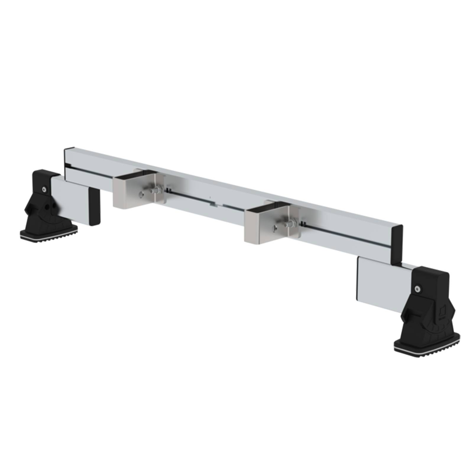 Munk Nachrüst-Traverse mit nivello®-Leiterschuh Breite 0,93 m mit Holmhöhe 73,0 mm