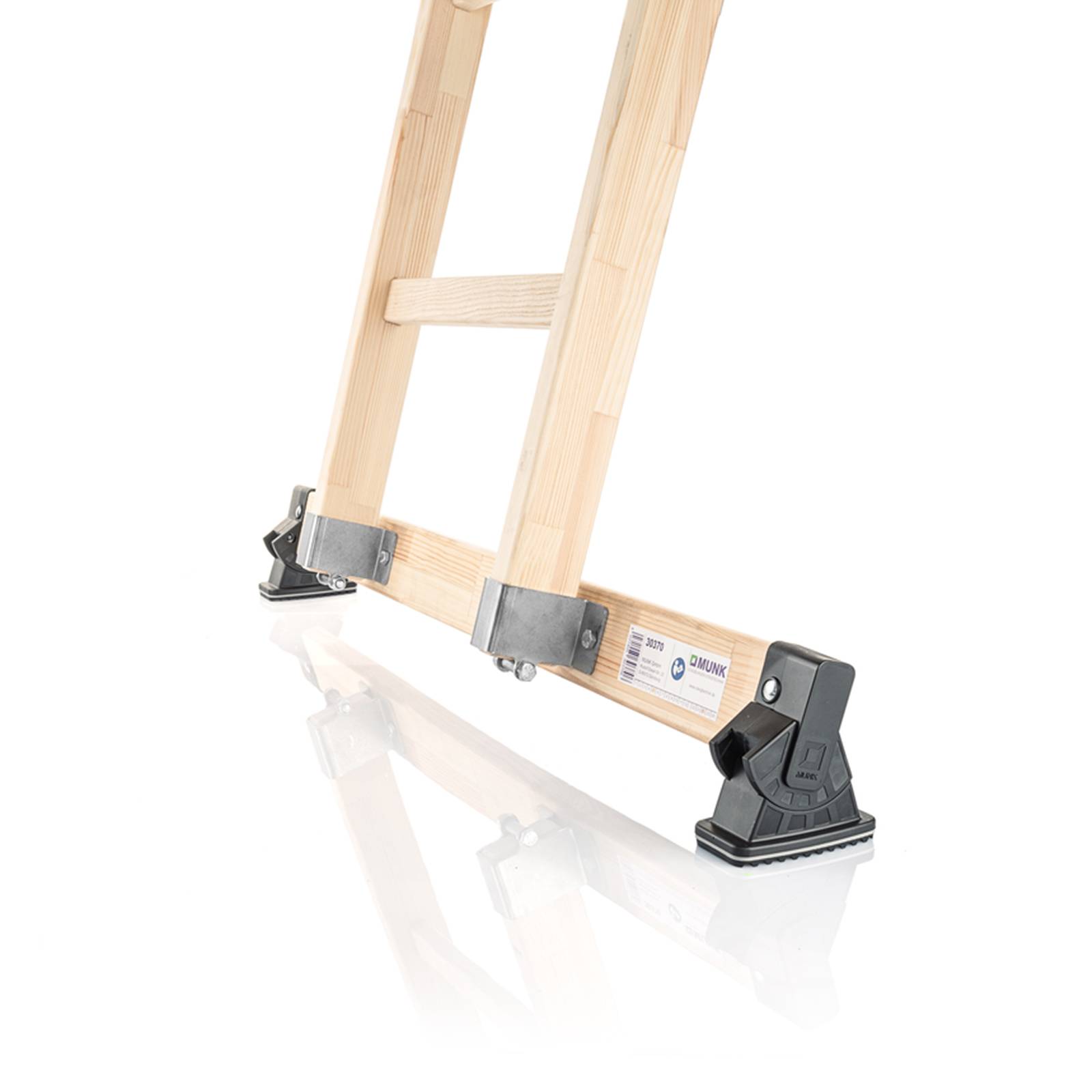 Munk Nachrüst-Traverse mit nivello 0,93 m für Holzanlegeleiter