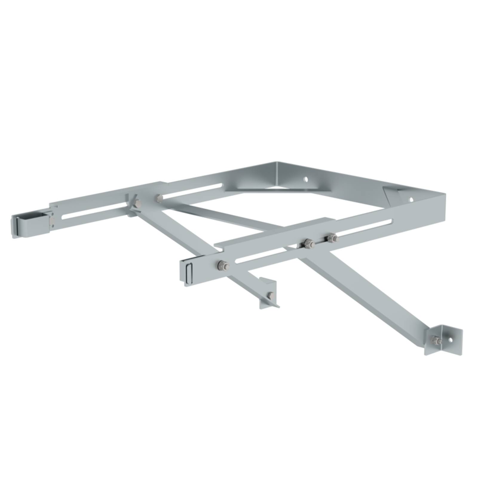 MUNK verstellbare Wandhalter U-Bügel Stahl verzinkt 550-750mm