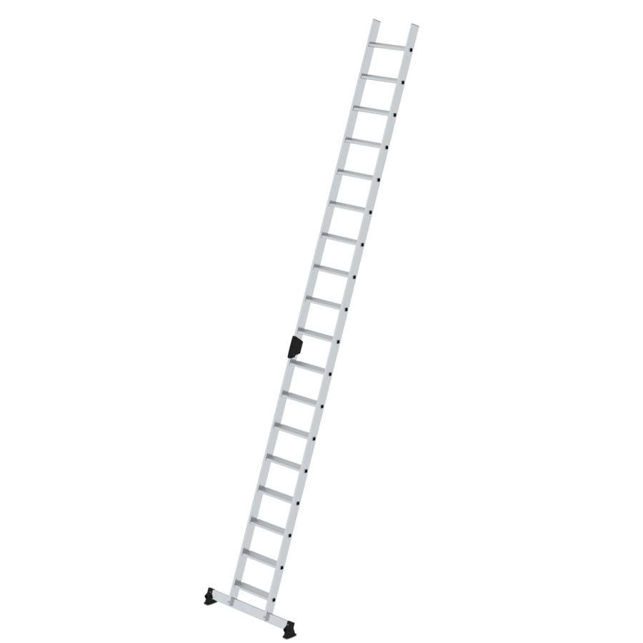 MUNK Stufenanlegeleiter mit nivello-Traverse und Ergo-Pad 18 Stufen