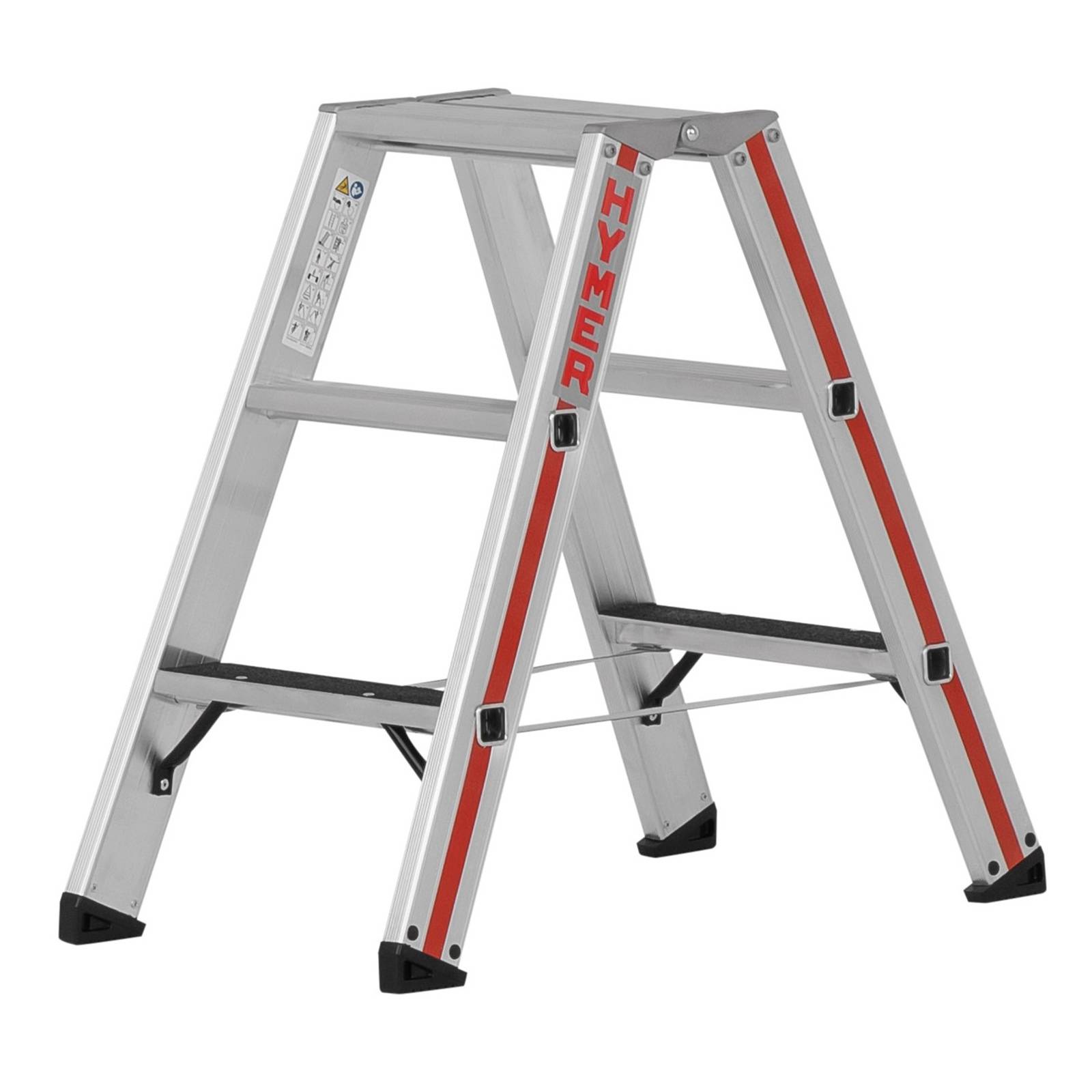 Hymer Stufenstehleiter R13 2x3 Stufen