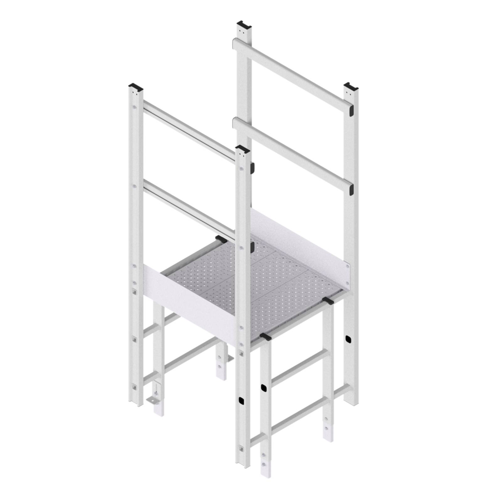 Hymer Ausstieg breit mit Übergang R13 Alu 0,72m Länge