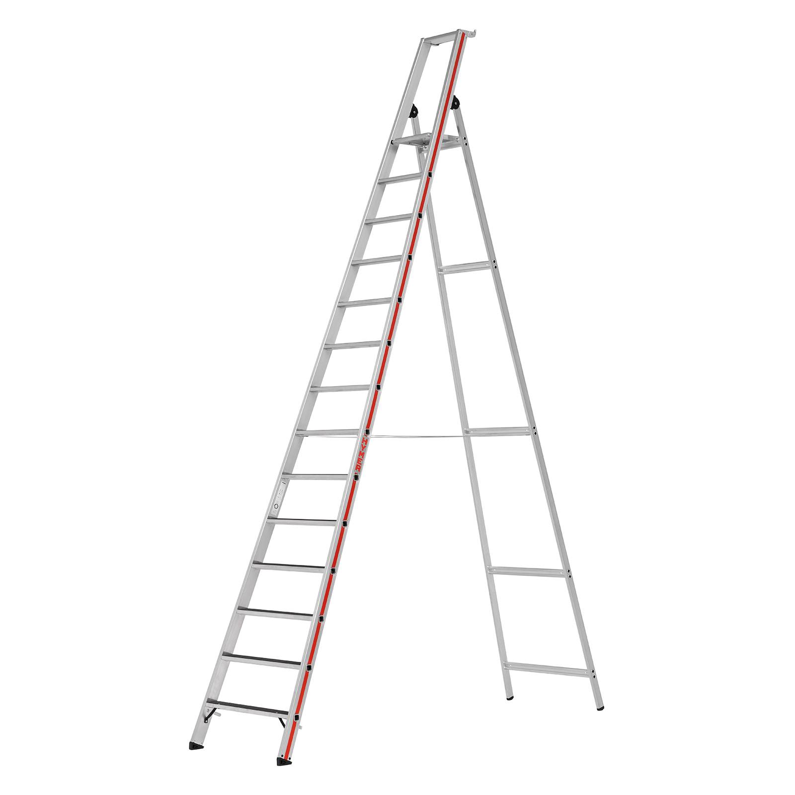 Hymer Stufenstehleiter R13 mit Plattform 14 Stufen