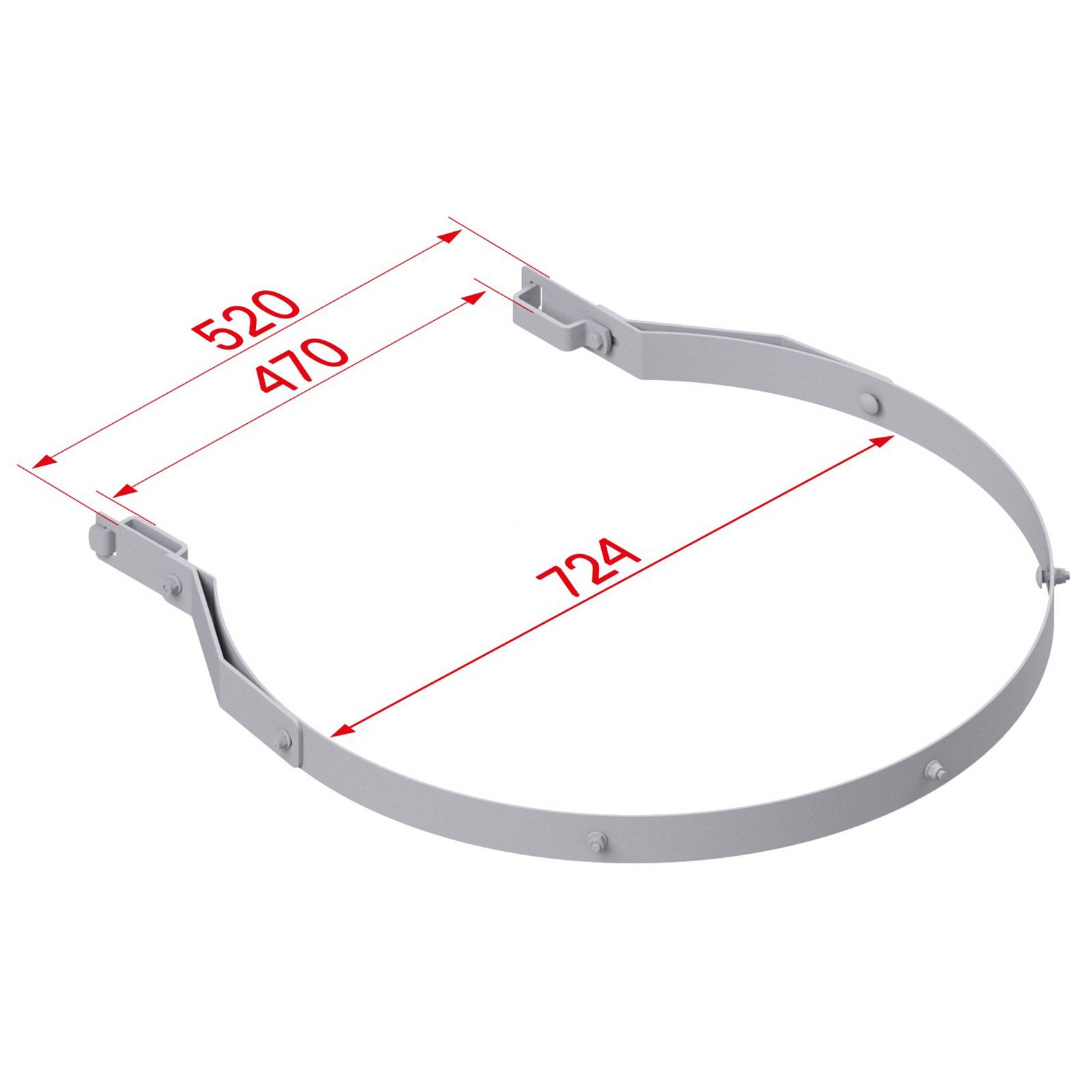 Hymer Rückenschutzring Stahl verzinkt