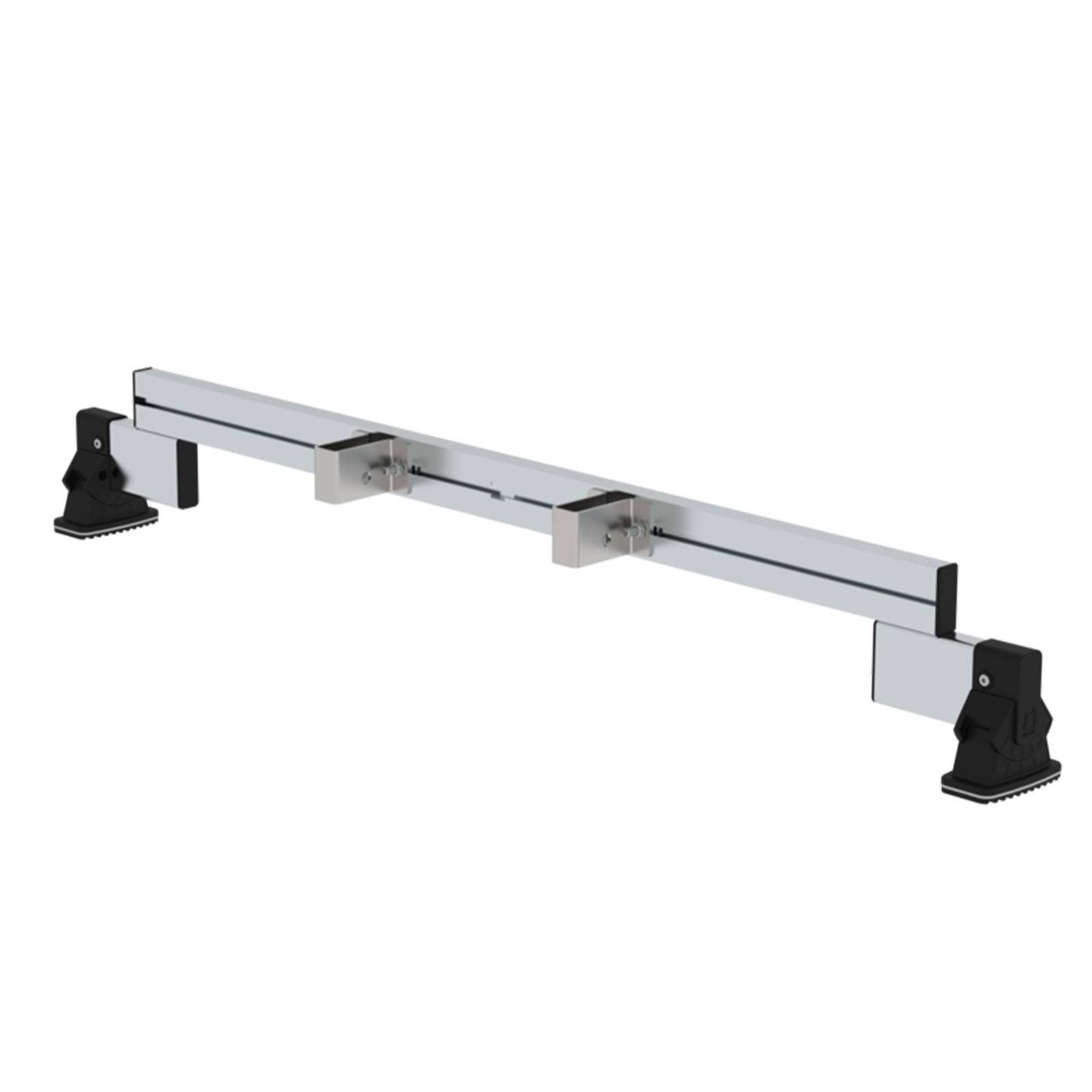 Munk Nachrüst-Traverse mit nivello®-Leiterschuh Breite 1,2 m mit Holmhöhe 73,0 mm