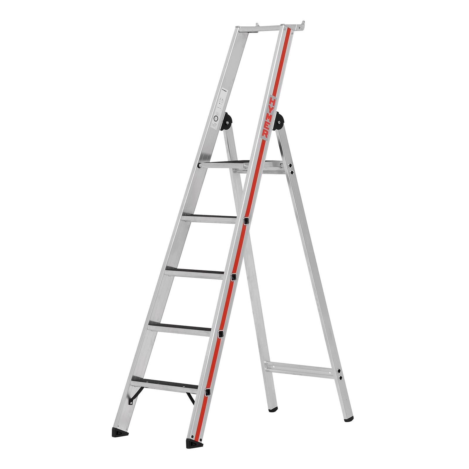 Hymer Stufenstehleiter R13 mit Plattform 5 Stufen