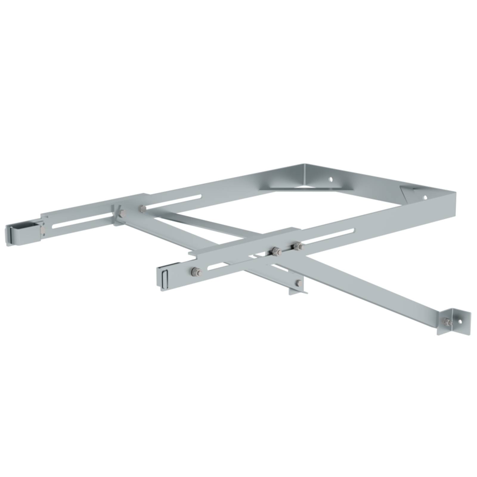 MUNK verstellbare Wandhalter U-Bügel Stahl verzinkt 750-950mm