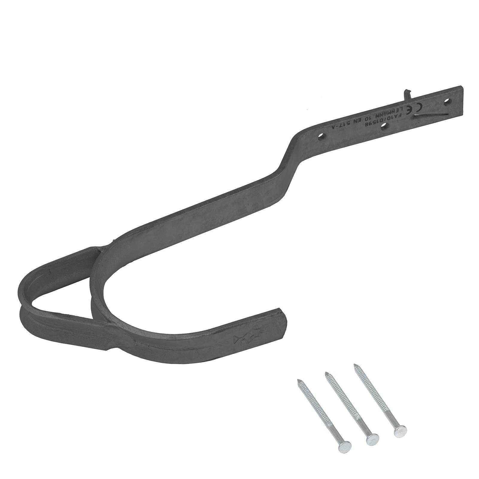 Hymer Sicherheits-Dachhaken Typ A RAL 7016 anthrazit für Ziegel, Pfannen und sonstige Bedachungen