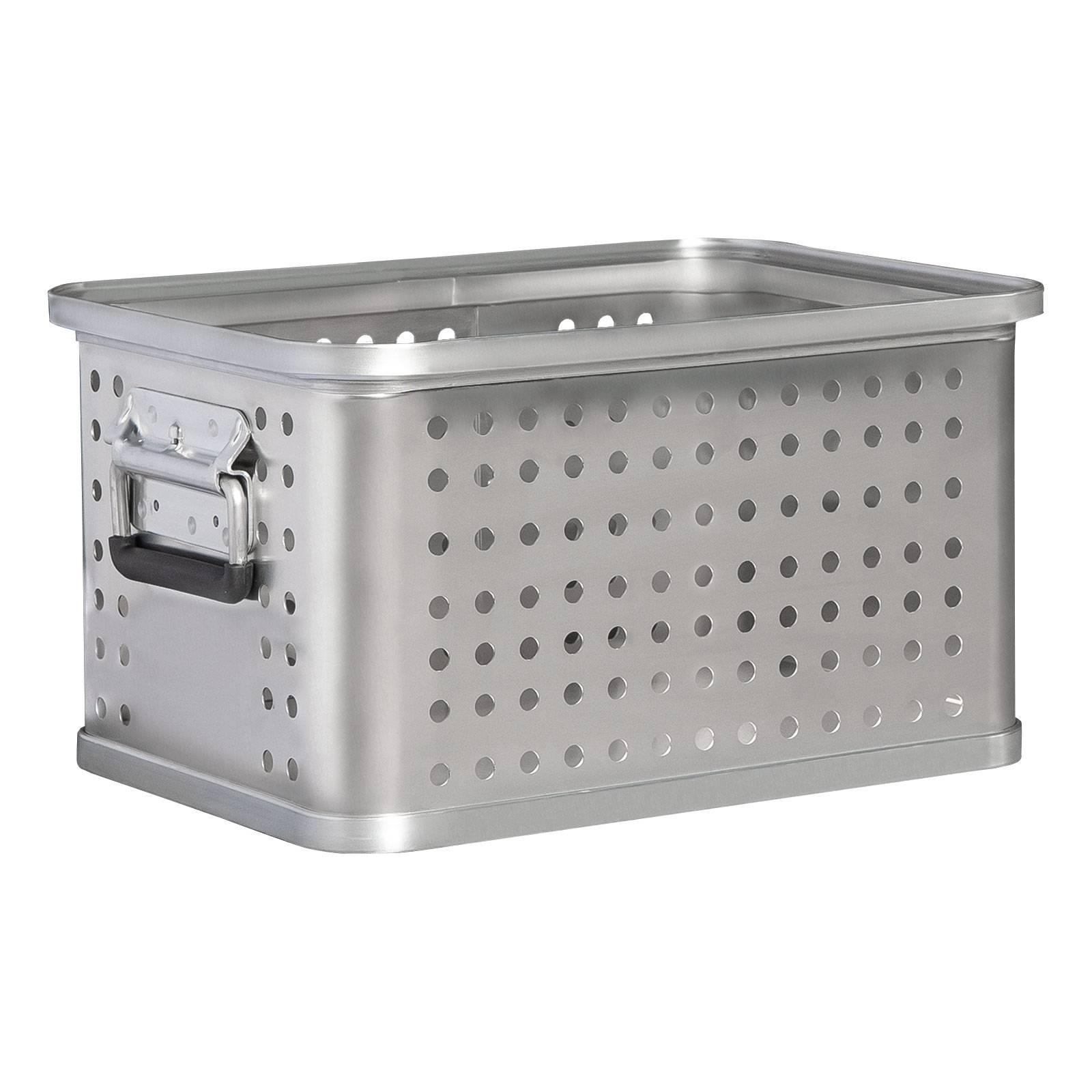 MUNK Rettungstechnik Aluminium Kästen gelocht ohne Deckel nach DIN 14880 400x300x220mm