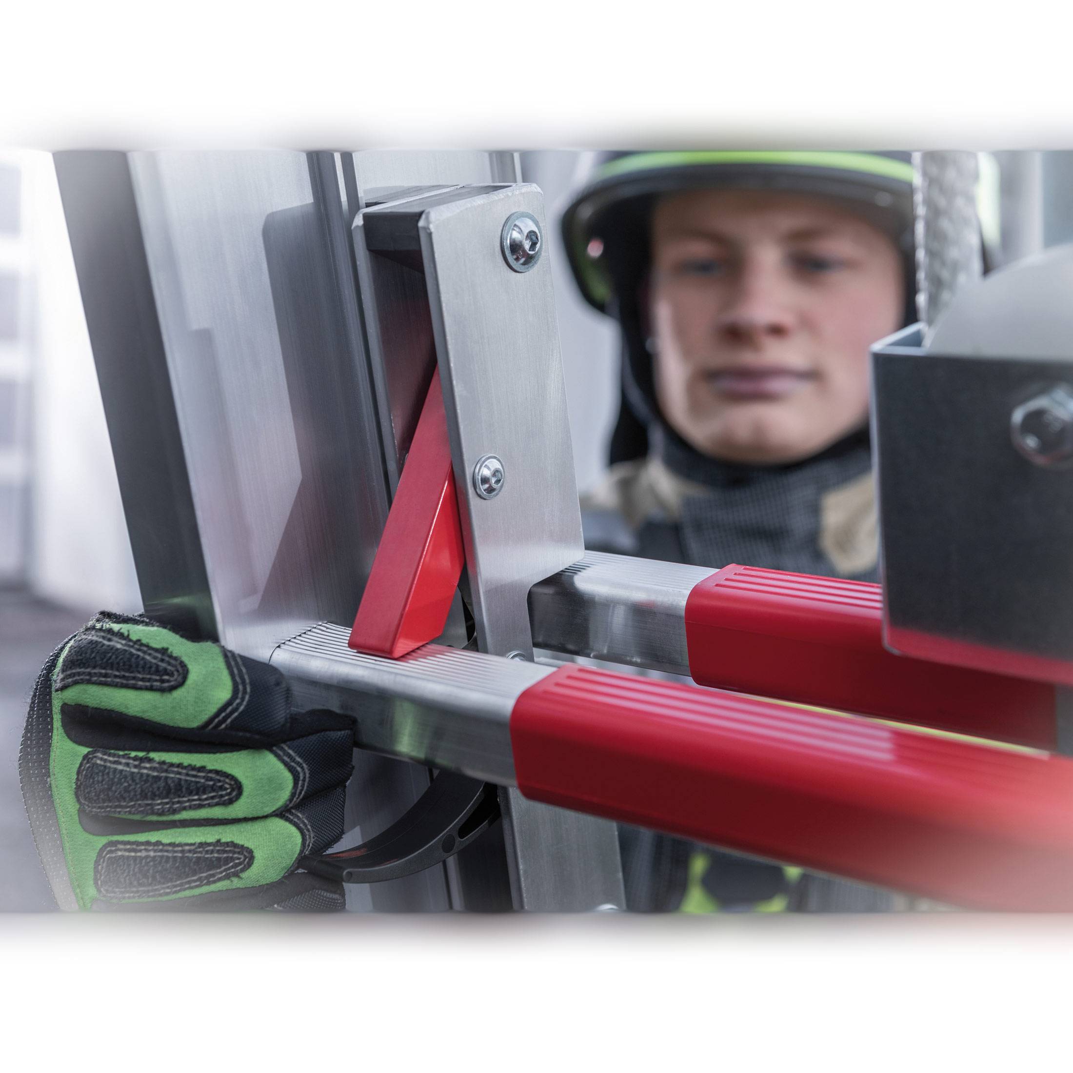 MUNK Rettungstechnik Seilzugleiter 3-teilig aus Aluminium