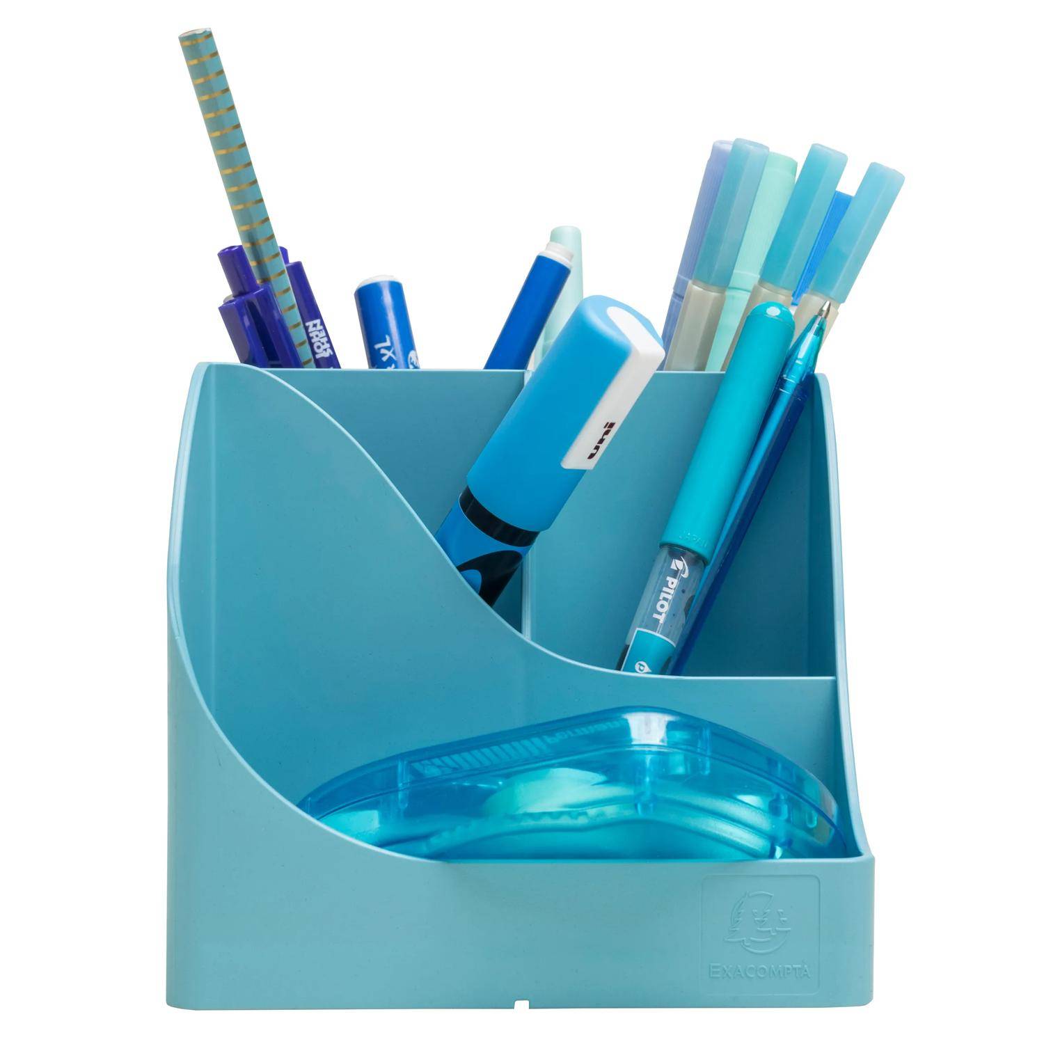 Exacompta 69591D 4x Stifteköcher Pen Wave Pop'NCo Cyan