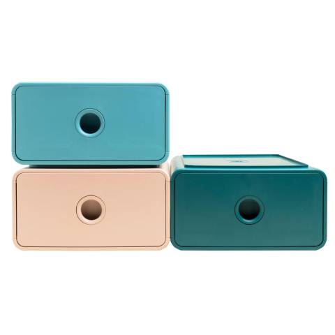 Exacompta 315406D 3x Ablagemodul Tiny Box Skandi Sortiert