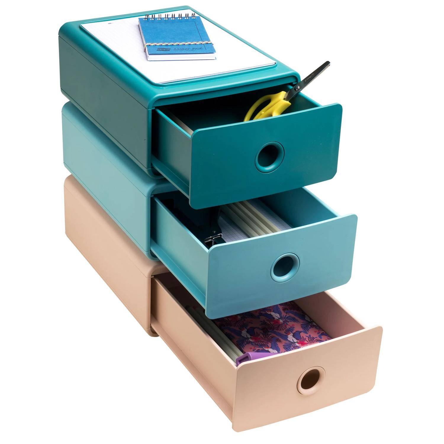 Exacompta 315406D 3x Ablagemodul Tiny Box Skandi Sortiert